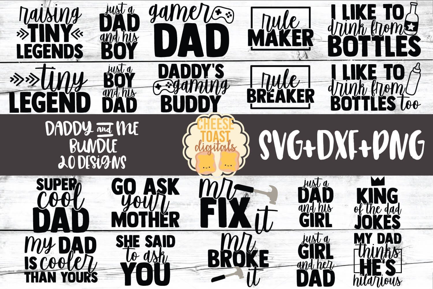 Daddy and Me SVG Bundle, Daddy and Me Matching Shirts, Dad And Daughter Outfits, Dad and Son, Father