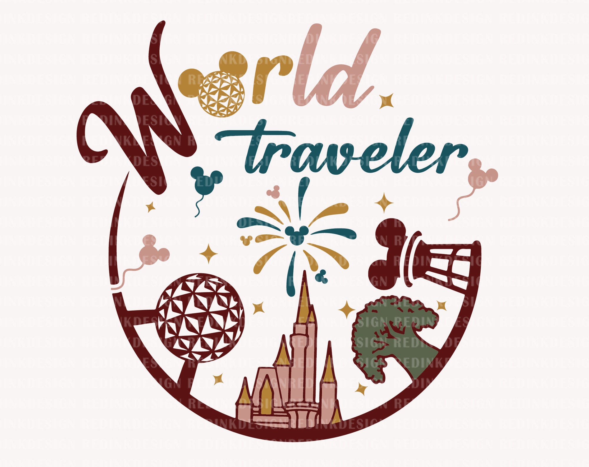 World Traveler Svg, World Trip 2023 Svg, Magical Kingdom Svg, Family Vacation Svg, Magical Castle Svg, Family Trip Shirt Svg, Vacay Mode Svg