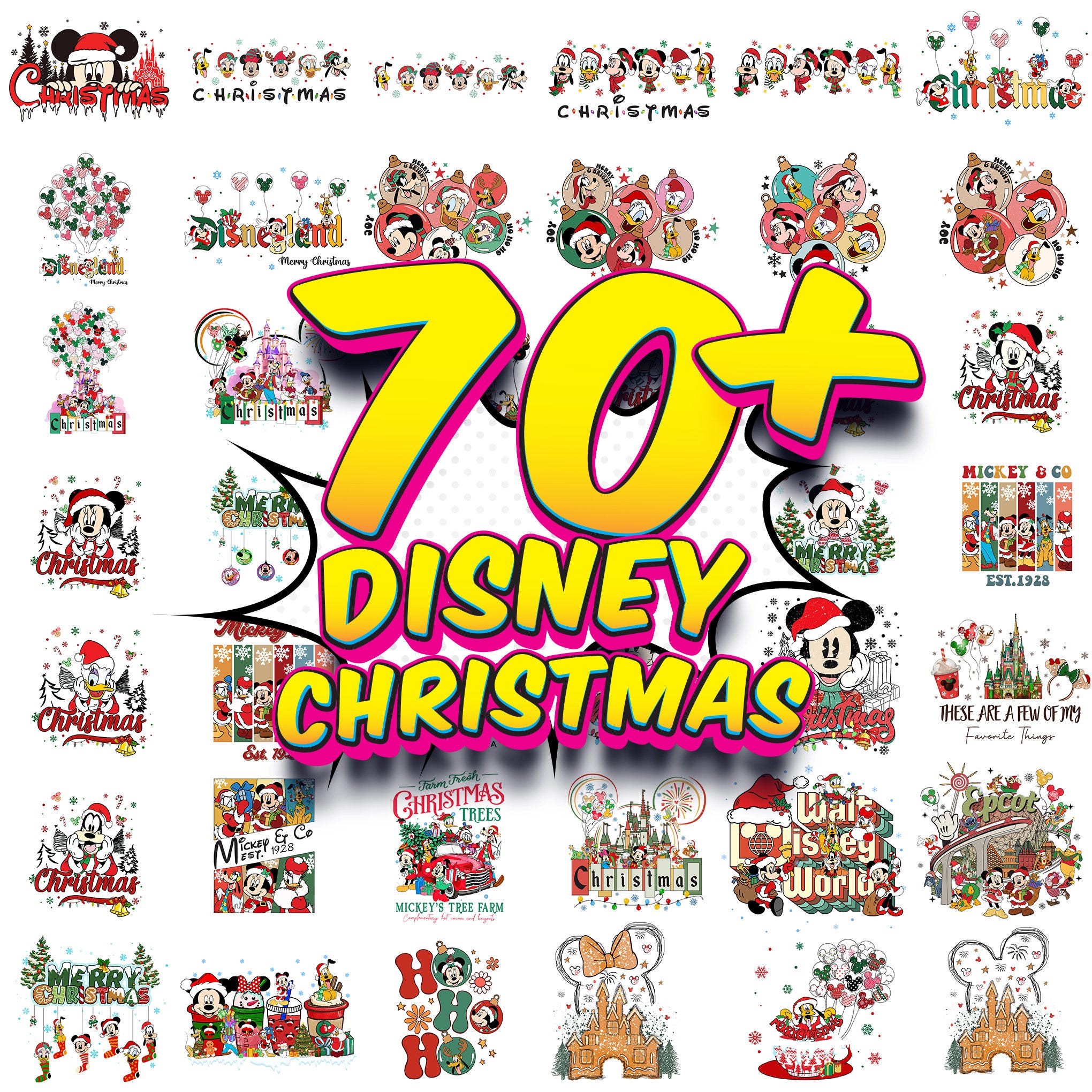 70+ Designs Bundle Merry Christmas Png, Holiday Season, Christmas Character, Christmas Squad Svg, Christmas Friends Svg, Xmas Holiday Png