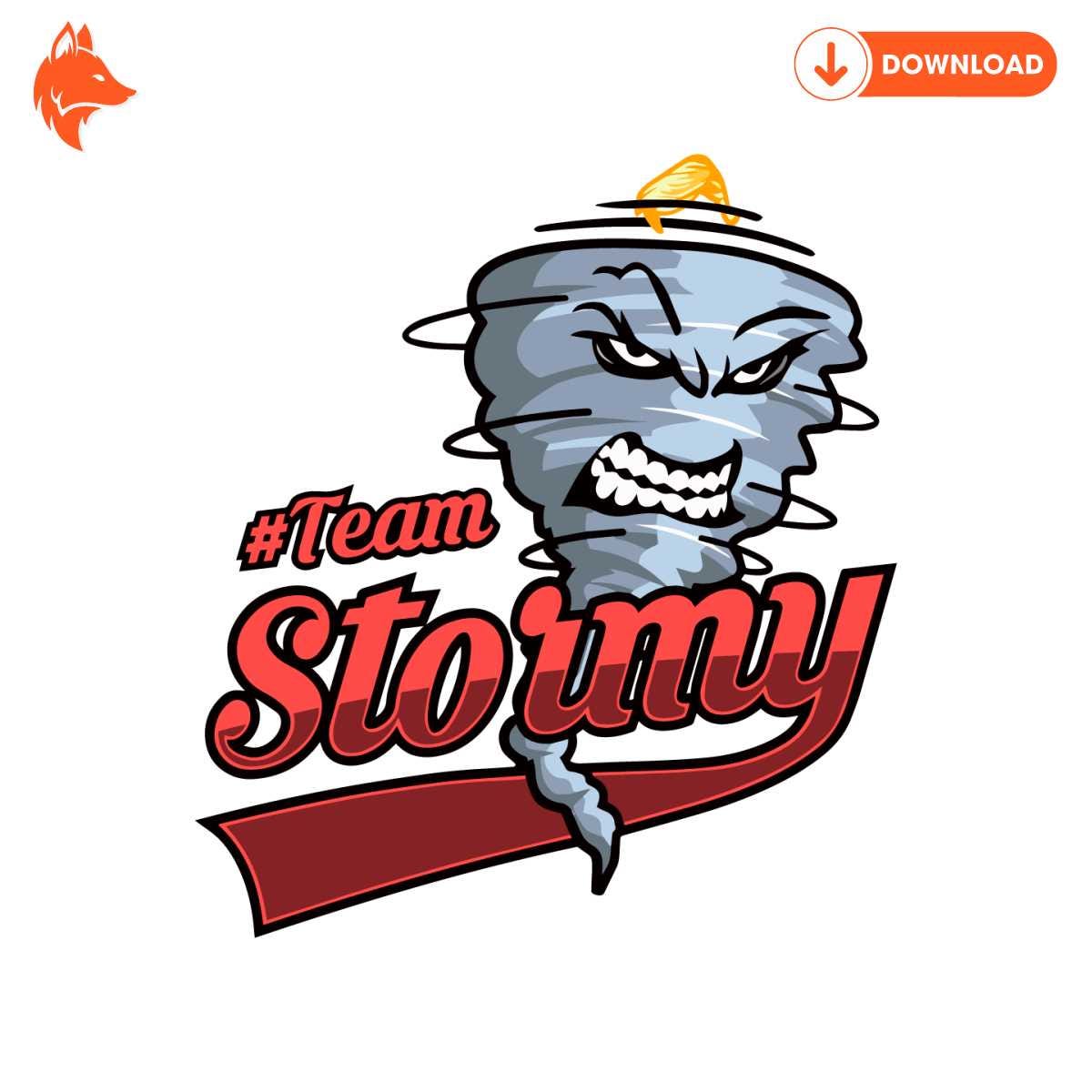 Free Funny Team Stormy And Trump SVG