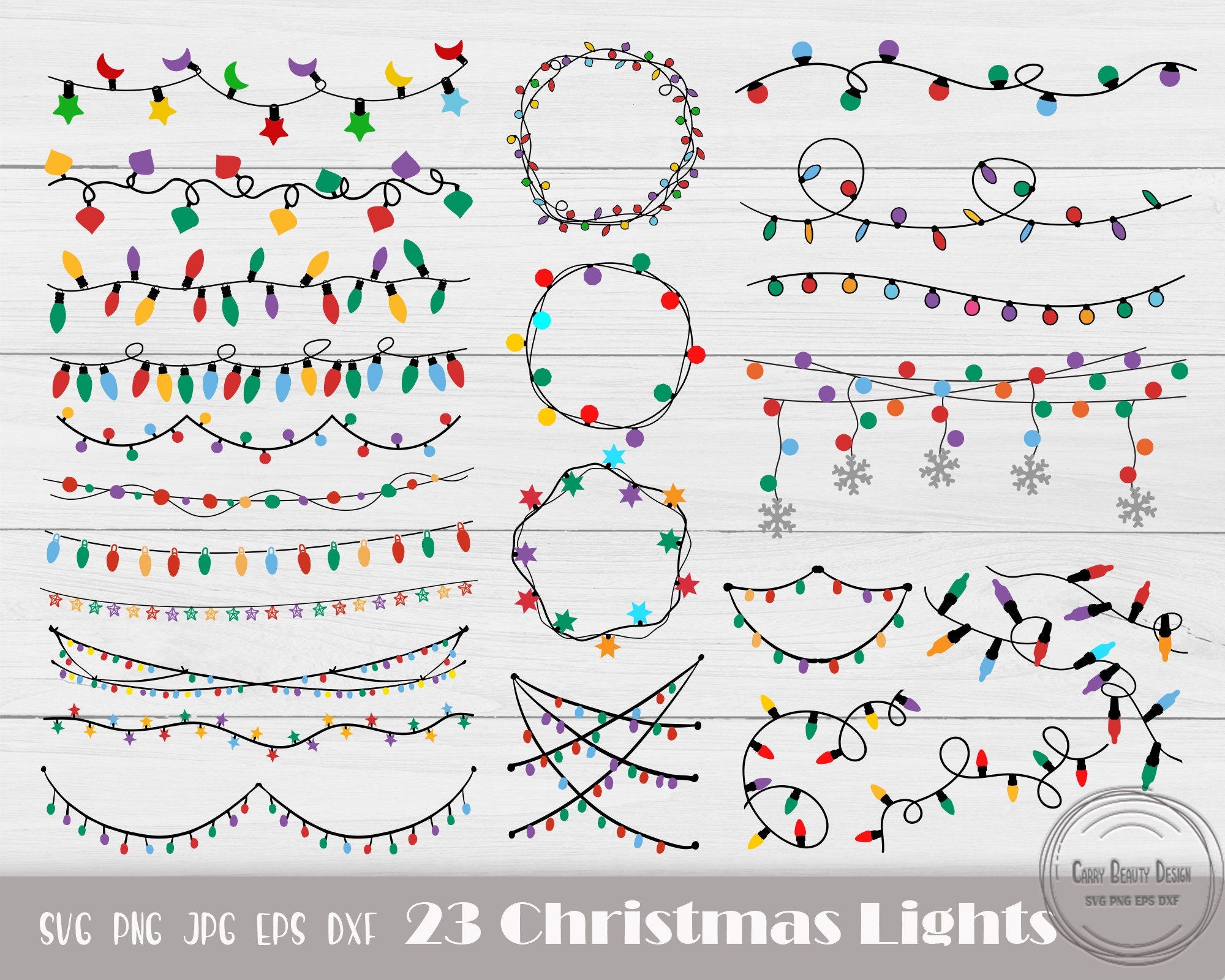 Christmas Light Svg, Christmas Bulb Svg, Christmas Lights Png, Christmas Shirt, String Lights, Christmas String Svg, Instant Download