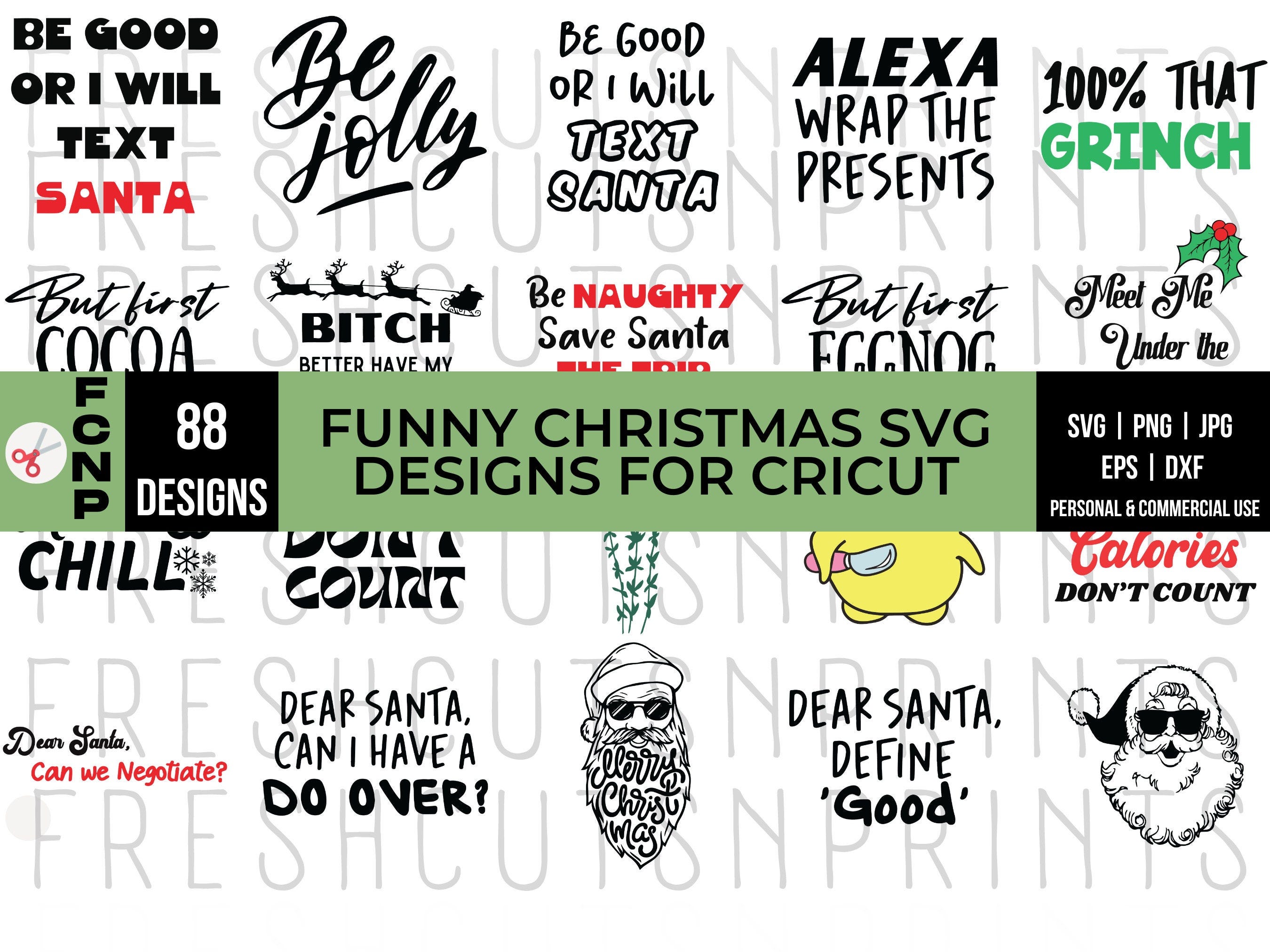 Funny Christmas Quotes SVG Bundle, Silhouette Christmas svg, Funny Christmas SVG bundle, Funny Christmas png, Adult Christmas svg, SVGCricut