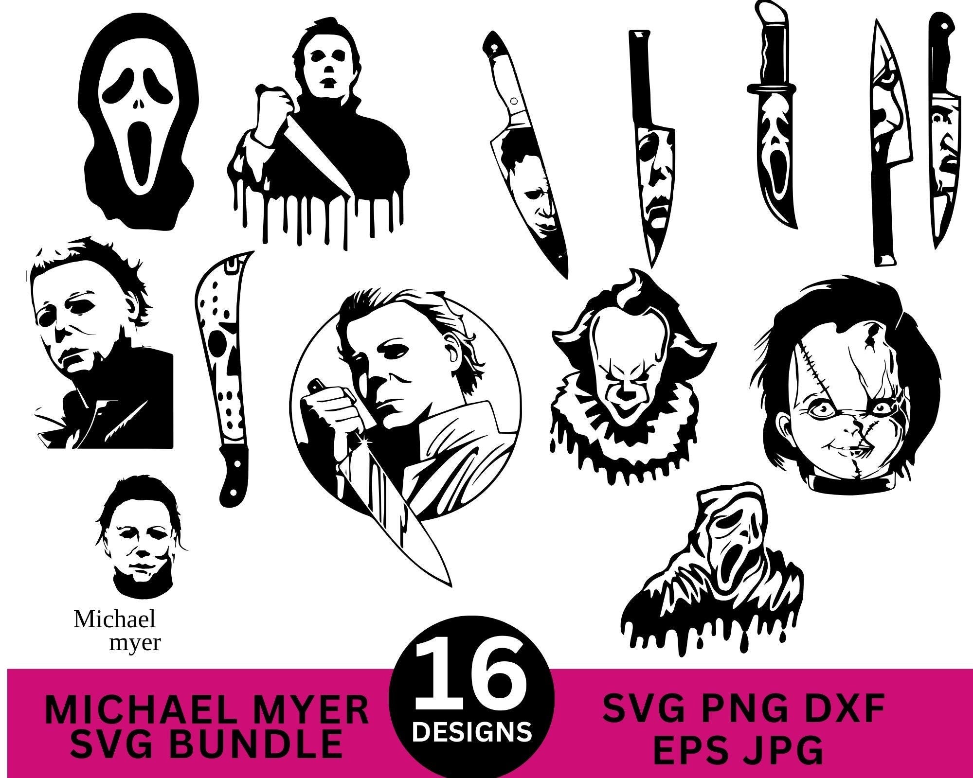 Michael Myers Svg, Halloween Svg, Michael Myers, Michael Myers Png, Halloween Png, Halloween Svg Bundle, Myers Svg Bundle, Halloween Clipart