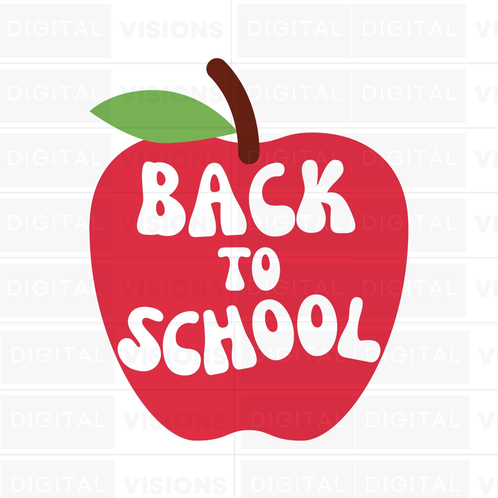 Back to School SVG and PNG: Animated Apple Design for Teachers & Parents, Classroom Decor, Fall Semester Fun, Educational Graphics, Digital