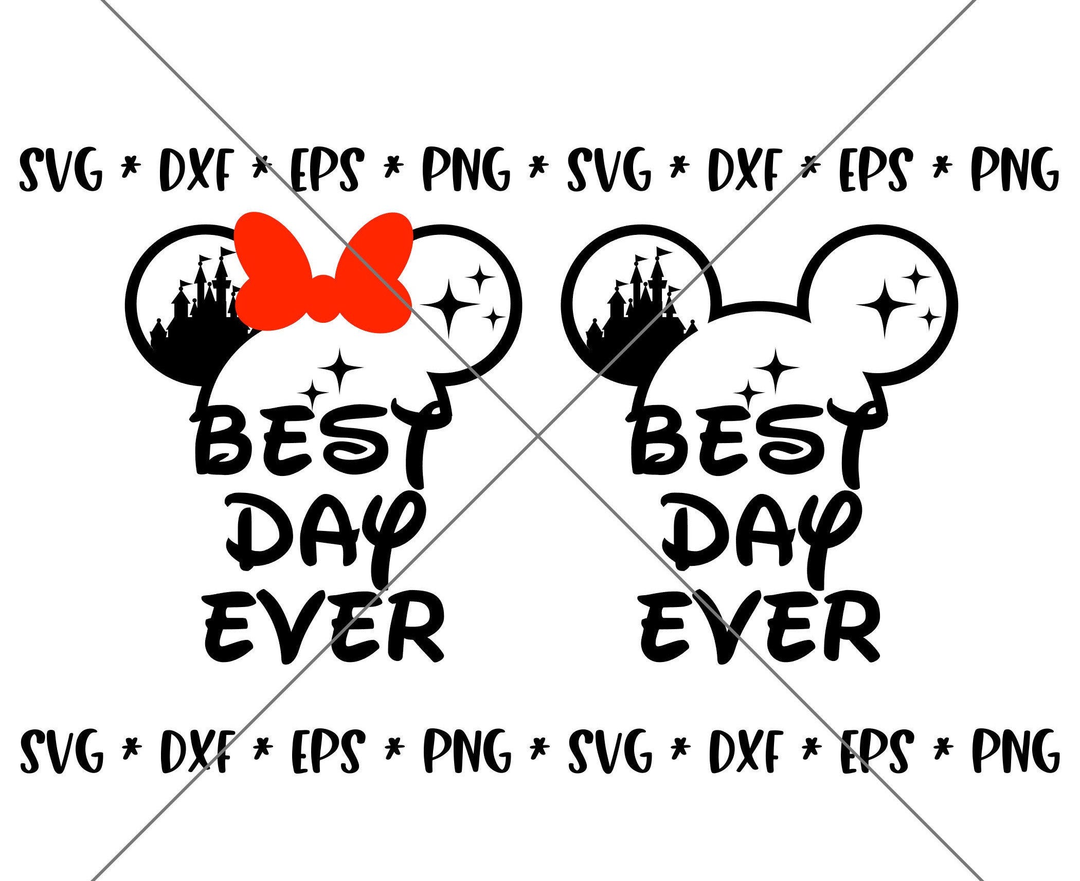 SALE!! Mouse Best Day Ever SVG, Disney svgs, DXF, eps, png Instant Download File, Disney World Family Trip svg, Disney Bound Mouse svg--MT17