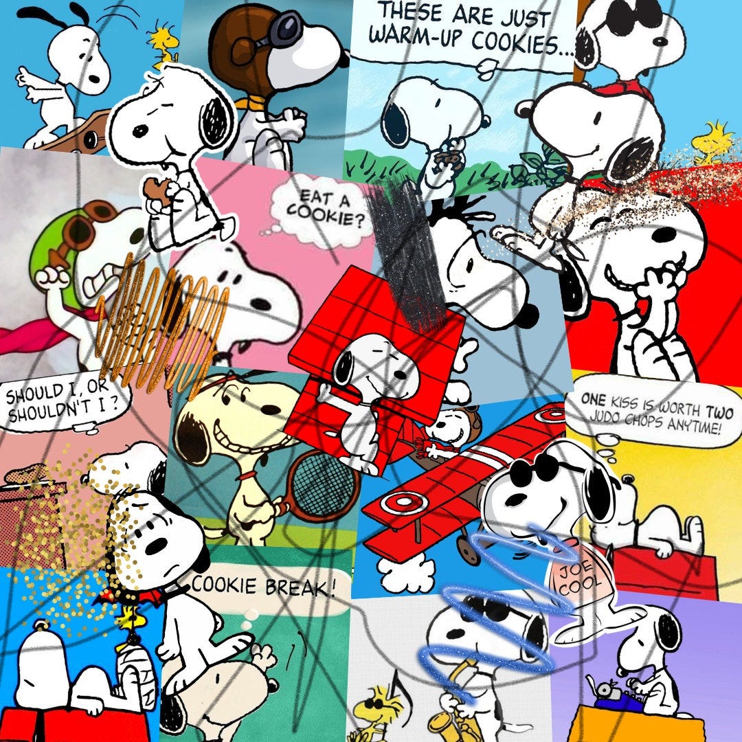 snoopy seamless DIGITAL FILE ONLY