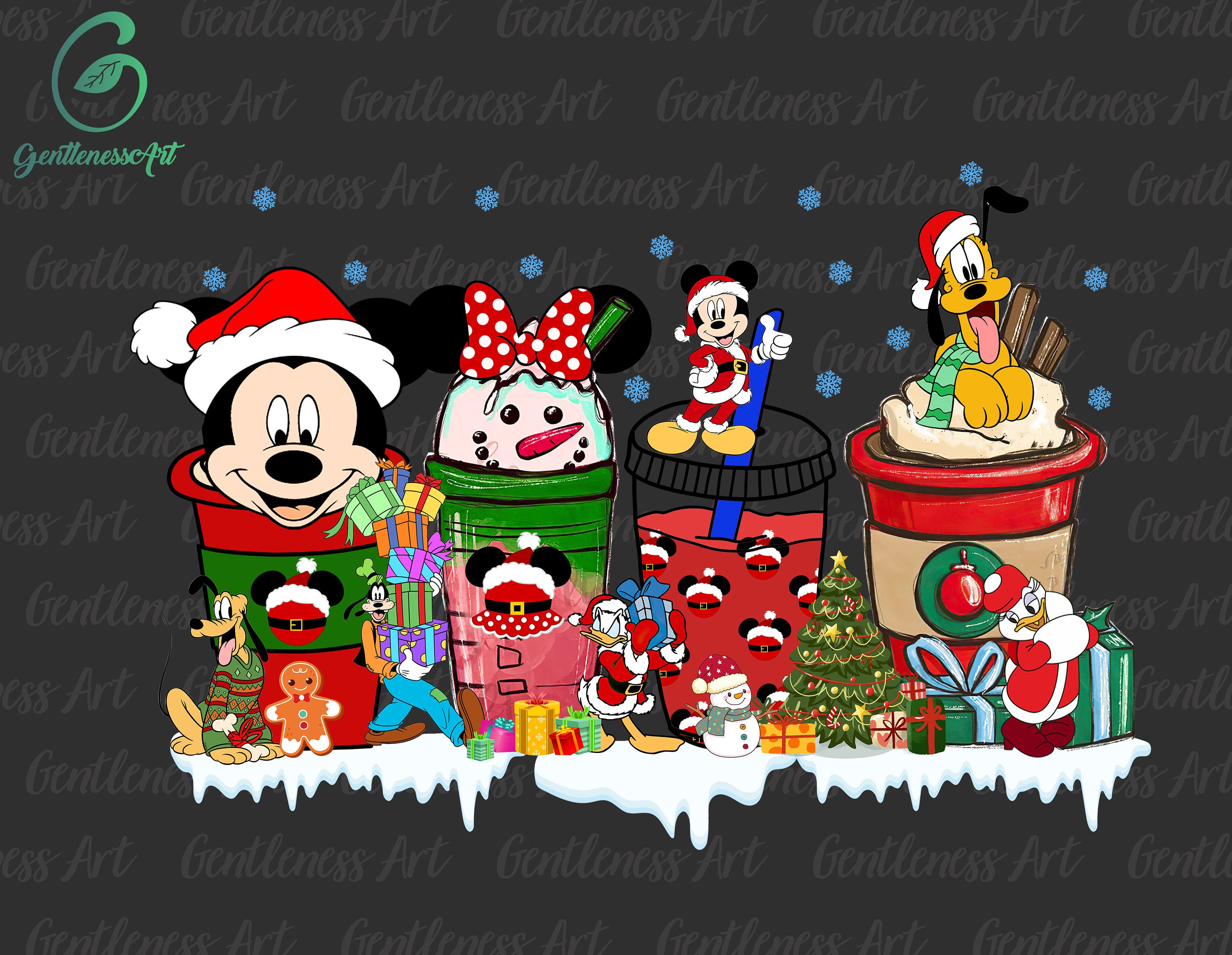 Drink And Food Christmas Png, Christmas Coffee Latte Drink Png, Coffee Lover Png, Christmas Squad Png, Only Png