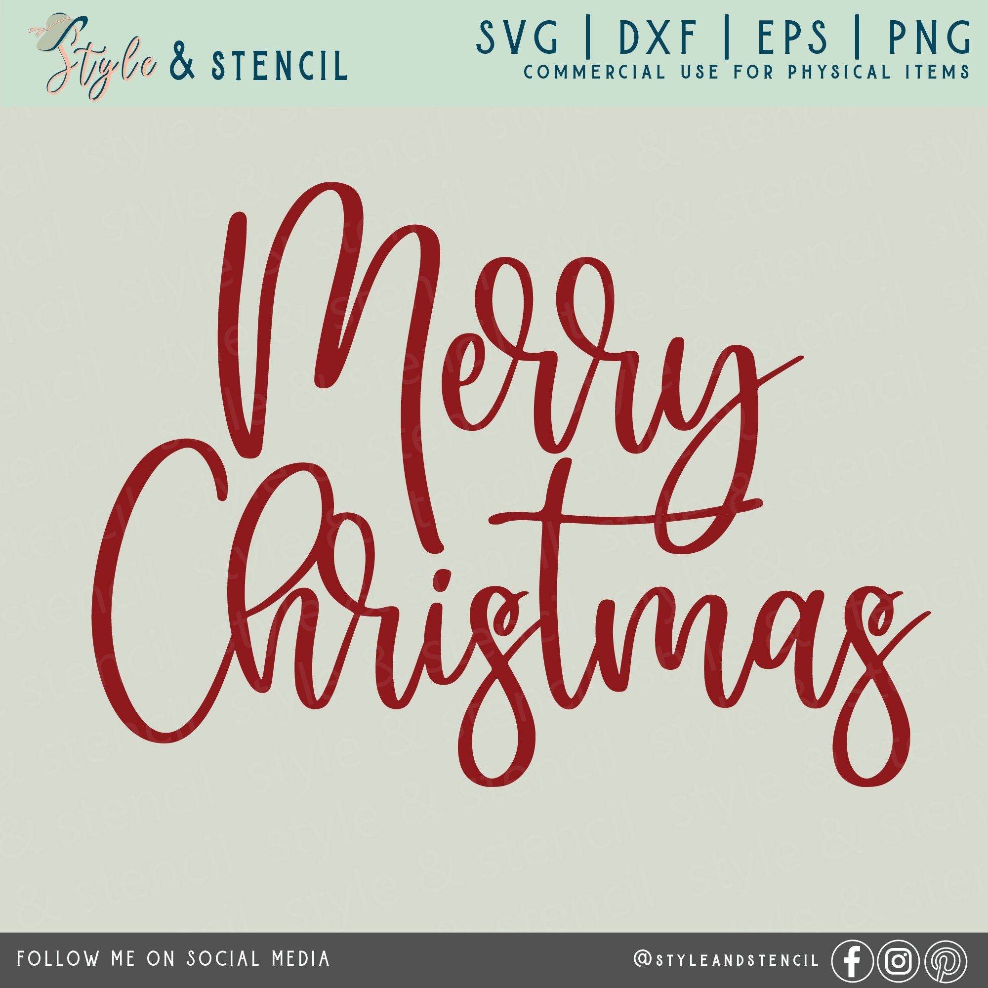 Merry Christmas SVG - Christmas SVG - Merry Christmas PNG - Christmas Shirt - Christmas Decor - Merry Christmas Sign - Christmas Wreath