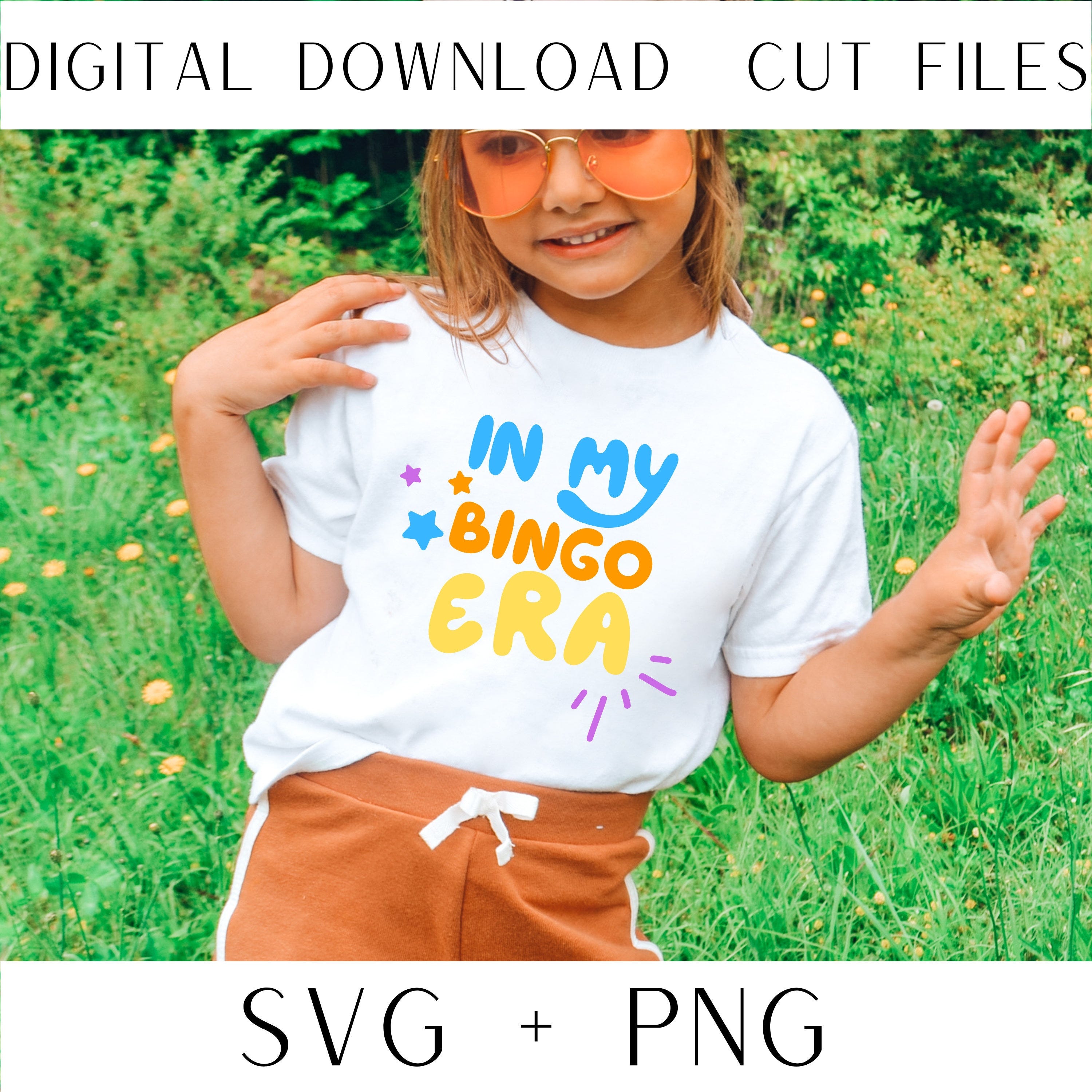 In My Bingo Era SVG PNG, Cut File Multi Layered & Single Layer