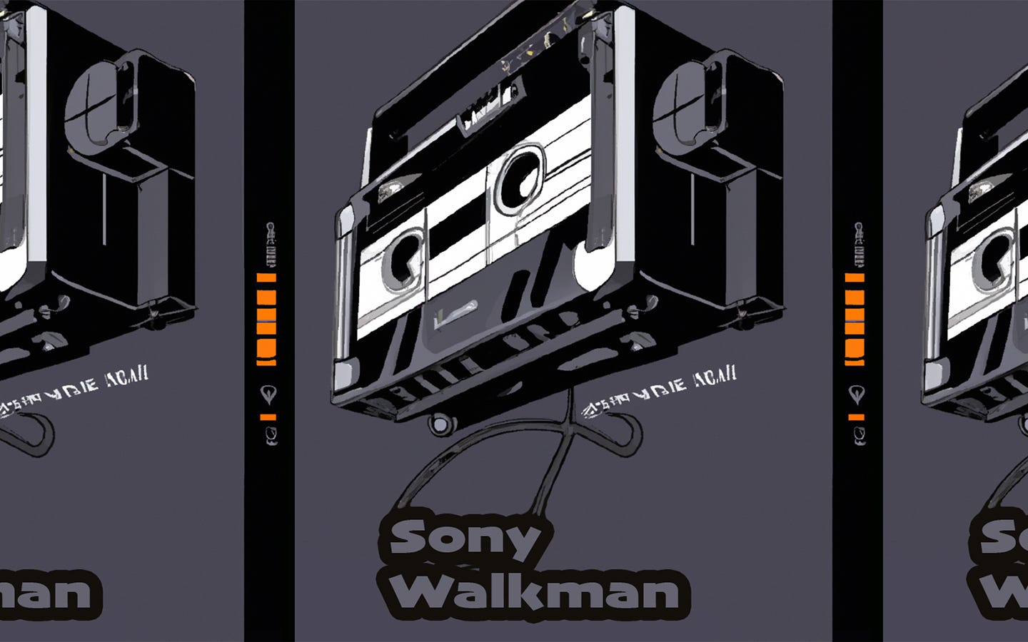 Sony Walkman Illustration
