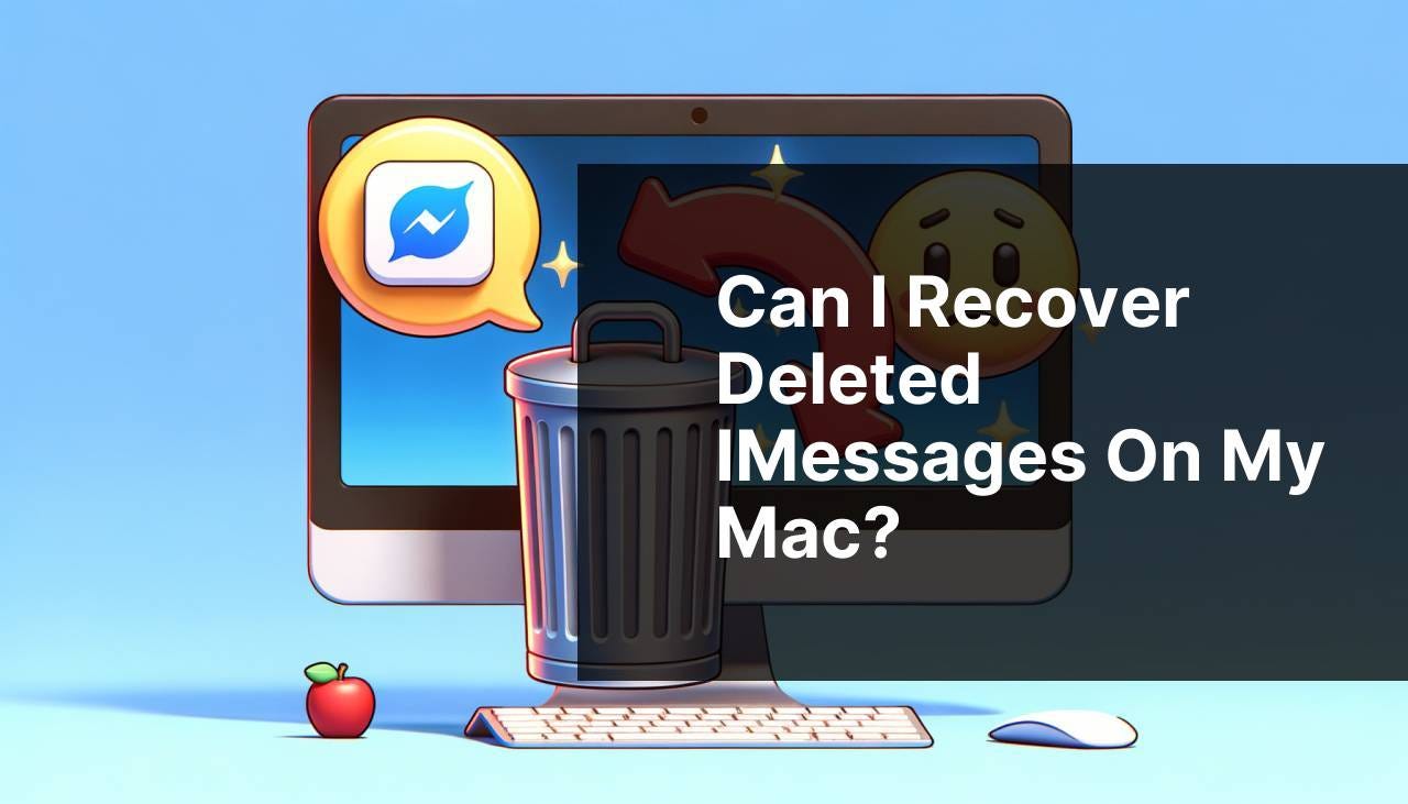 Can I recover deleted iMessages on my Mac?