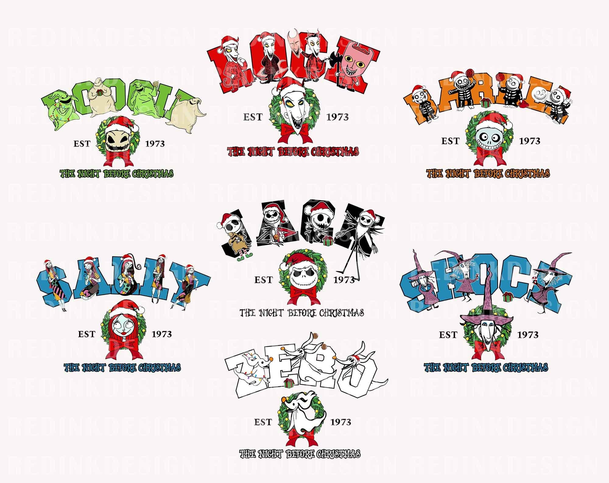 Bundle Christmas Nightmare SVG, Merry Christmas Svg, Xmas Holiday, Christmas Costume, Holiday Season, Christmas Wreath Svg, Digital Download