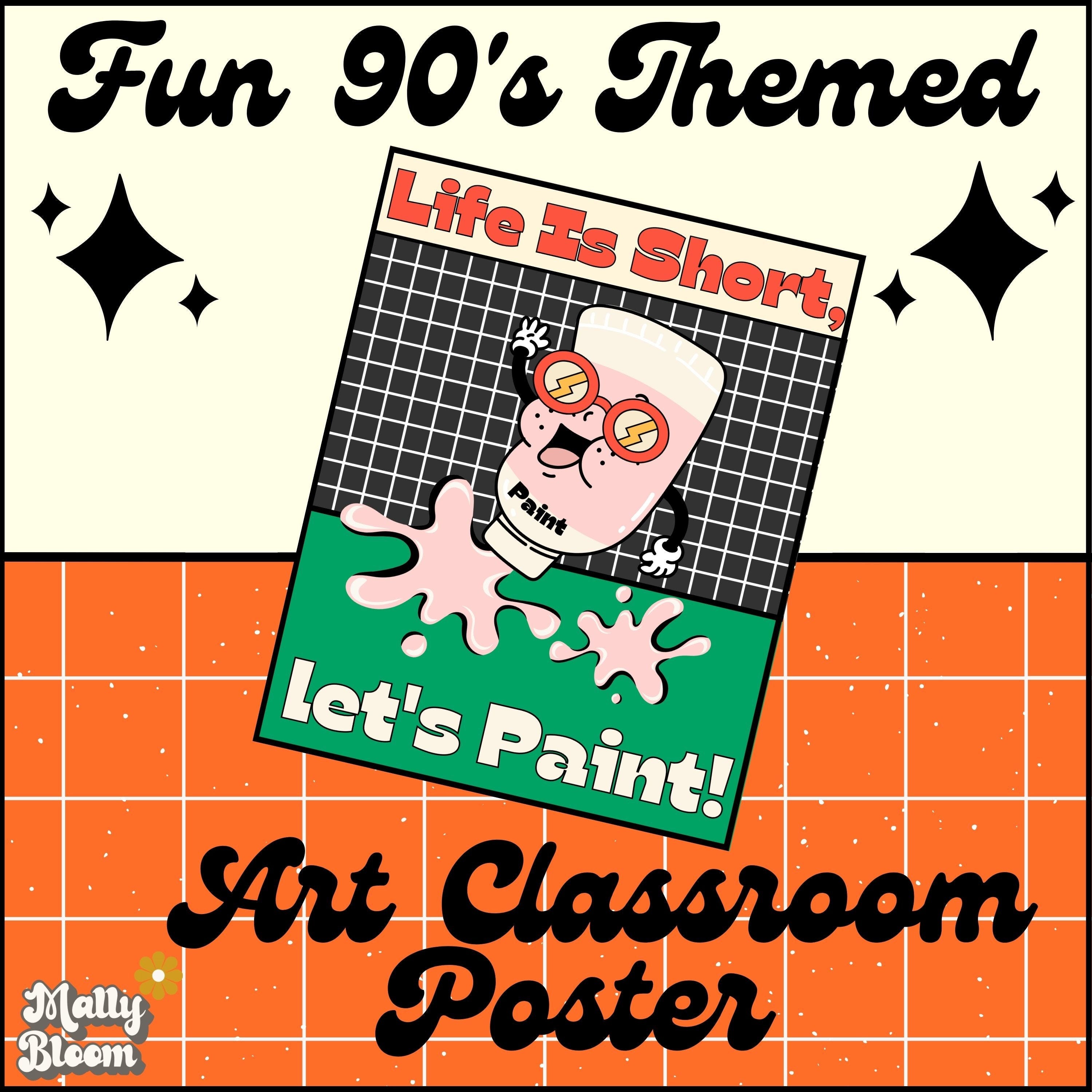 Art Classroom Poster Printable,Art Classroom Decor,Art Teacher Poster Bundle,Art Classroom Bulletin Board,Elementary Art,Middle School Art