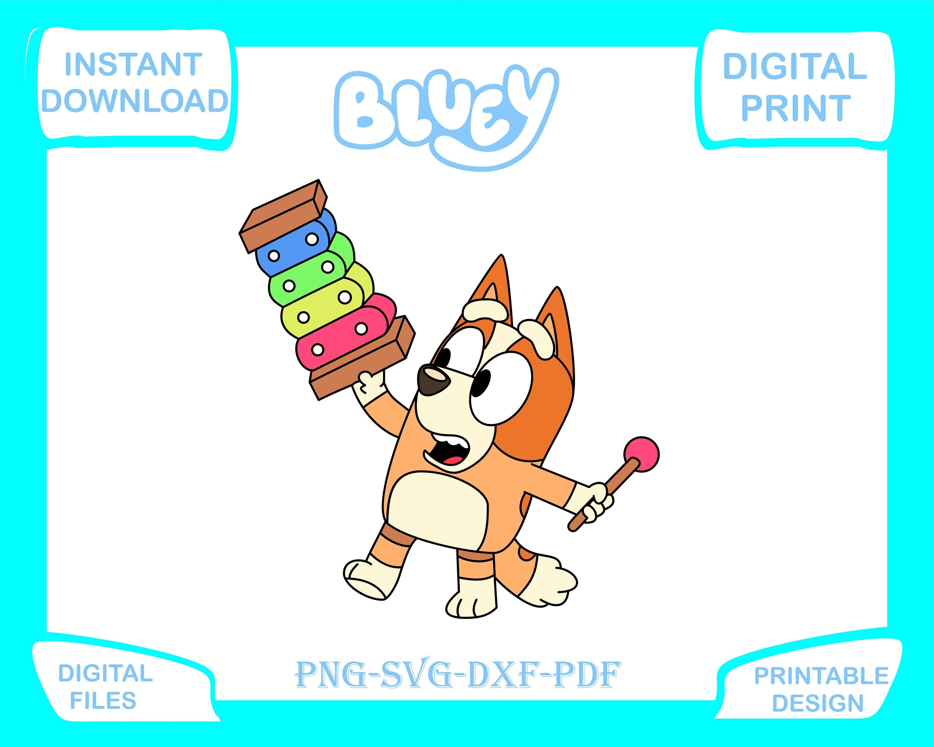 Bluey SVG PNG hug toy family-Bluey Cut Files for Cricut - Bluey the Dog Clipart - Bluey PNG - Bluey Layered Svg - Bluey Birthday Svg - Bluey