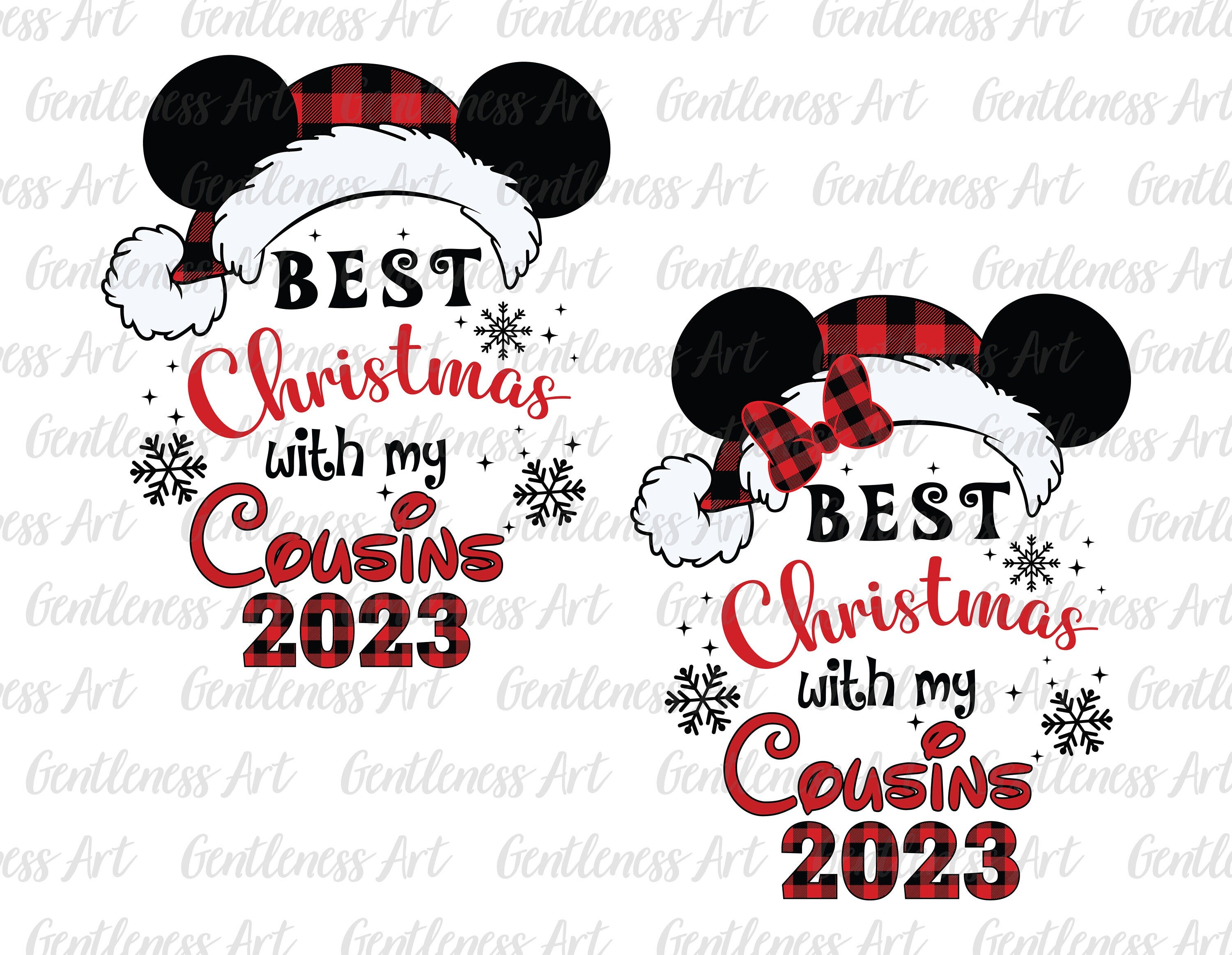 Bundle Best Christmas With My Cousin Png Svg, Christmas Character Svg, Christmas Squad Svg, Christmas Friends Svg, Holiday Season Svg