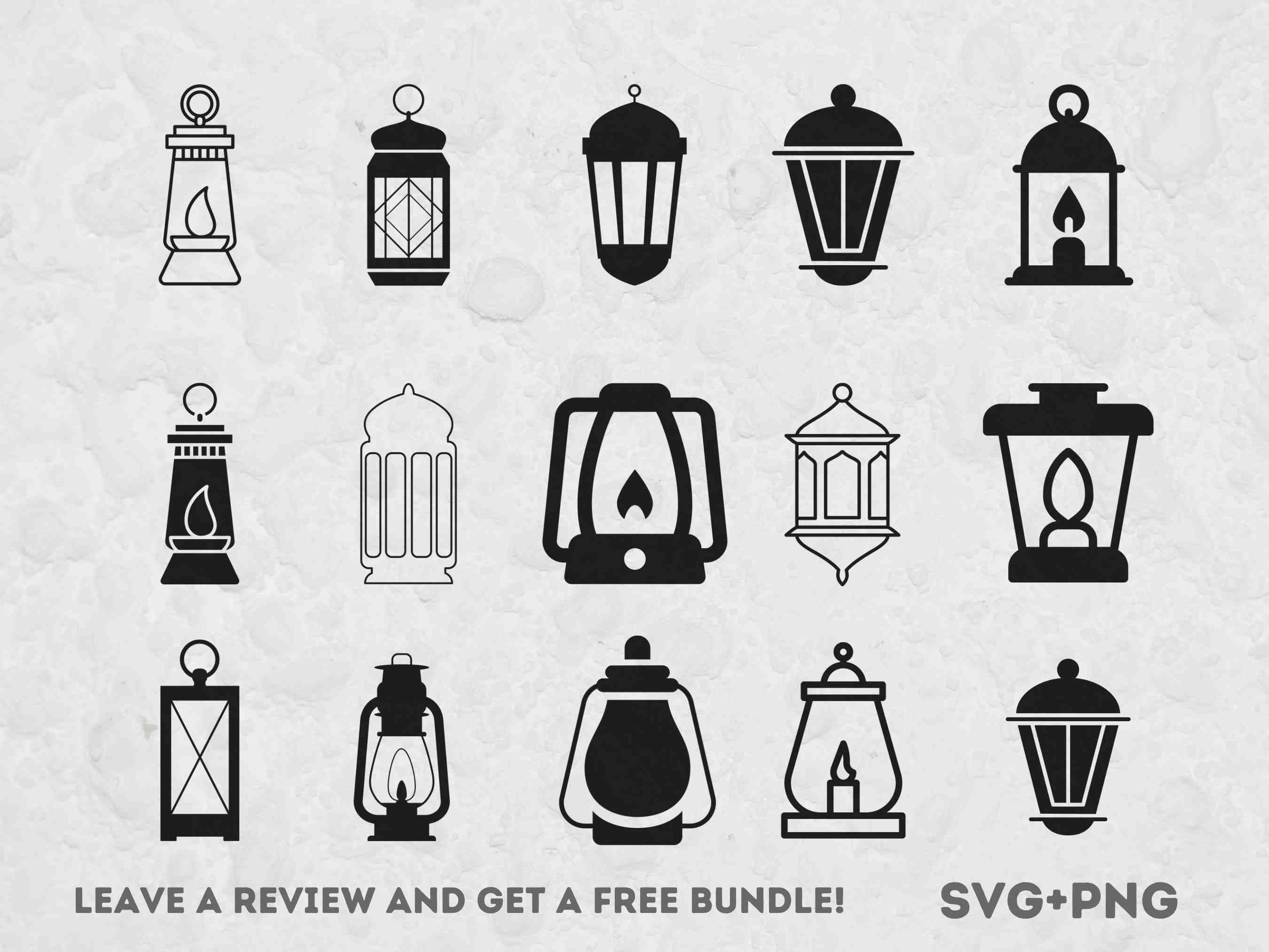 Lantern SVG Bundle, Svg files for Cricut, Lamp Svg, Lantern clipart, Camping Lantern SVG, Camping SVG, Cut File, Lantern Png, Light Svg