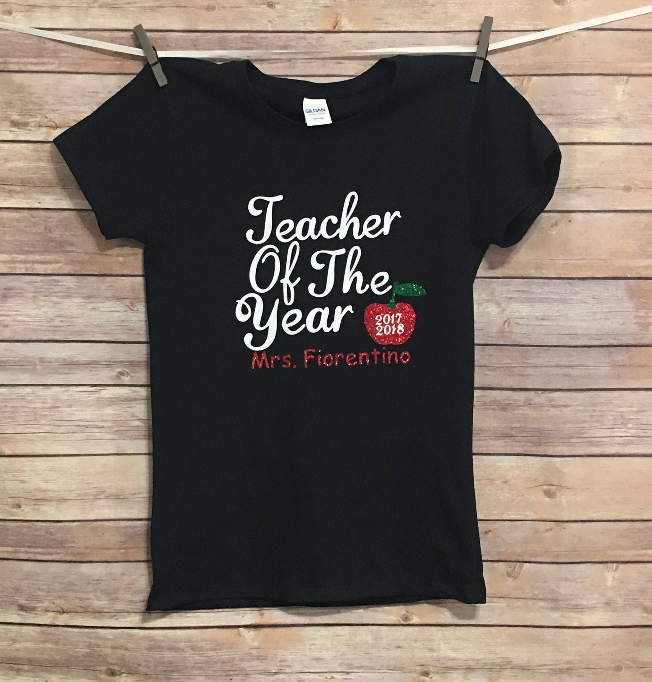 Personalized teacher of the year T Shirt