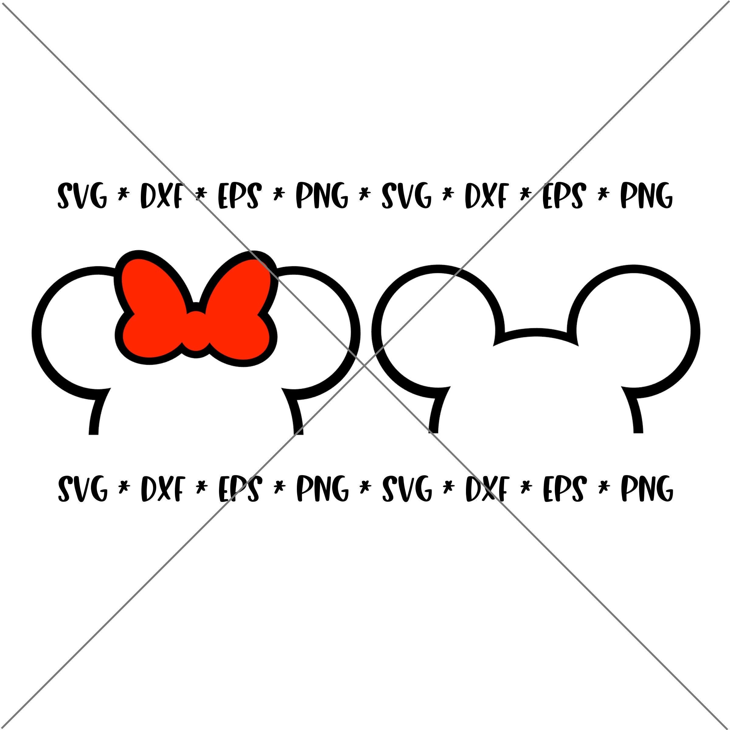 SALE!! Mouse Bow SVG, Disney svgs, DXF, eps, png Instant Download File, Disney Trip svg, Minnie svgs Mickey Disney World Mouse Ears Hat--M11