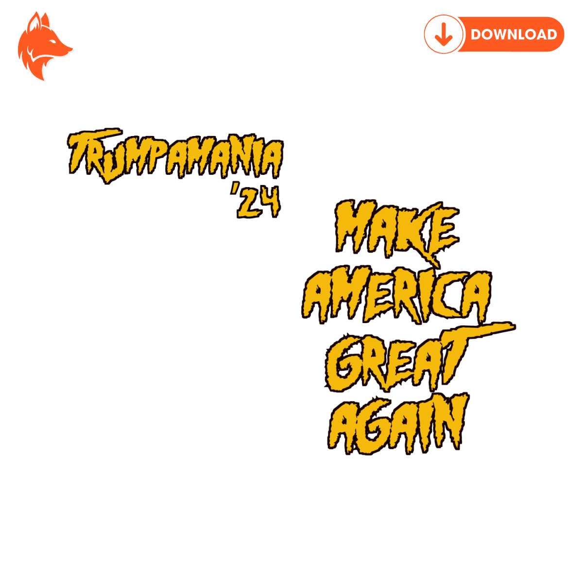Free Trumpamania Make America Great Again SVG