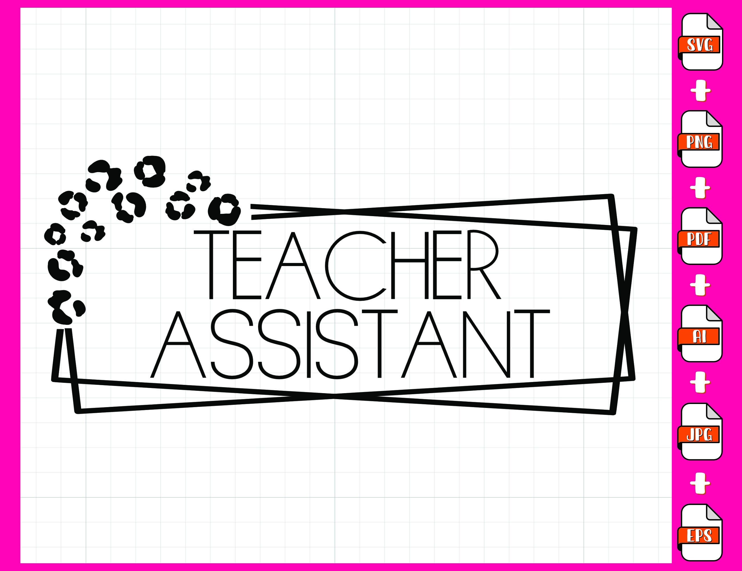 Teacher Assistant SVG PNG, Teaching Assistant Svg Png, Instant Download