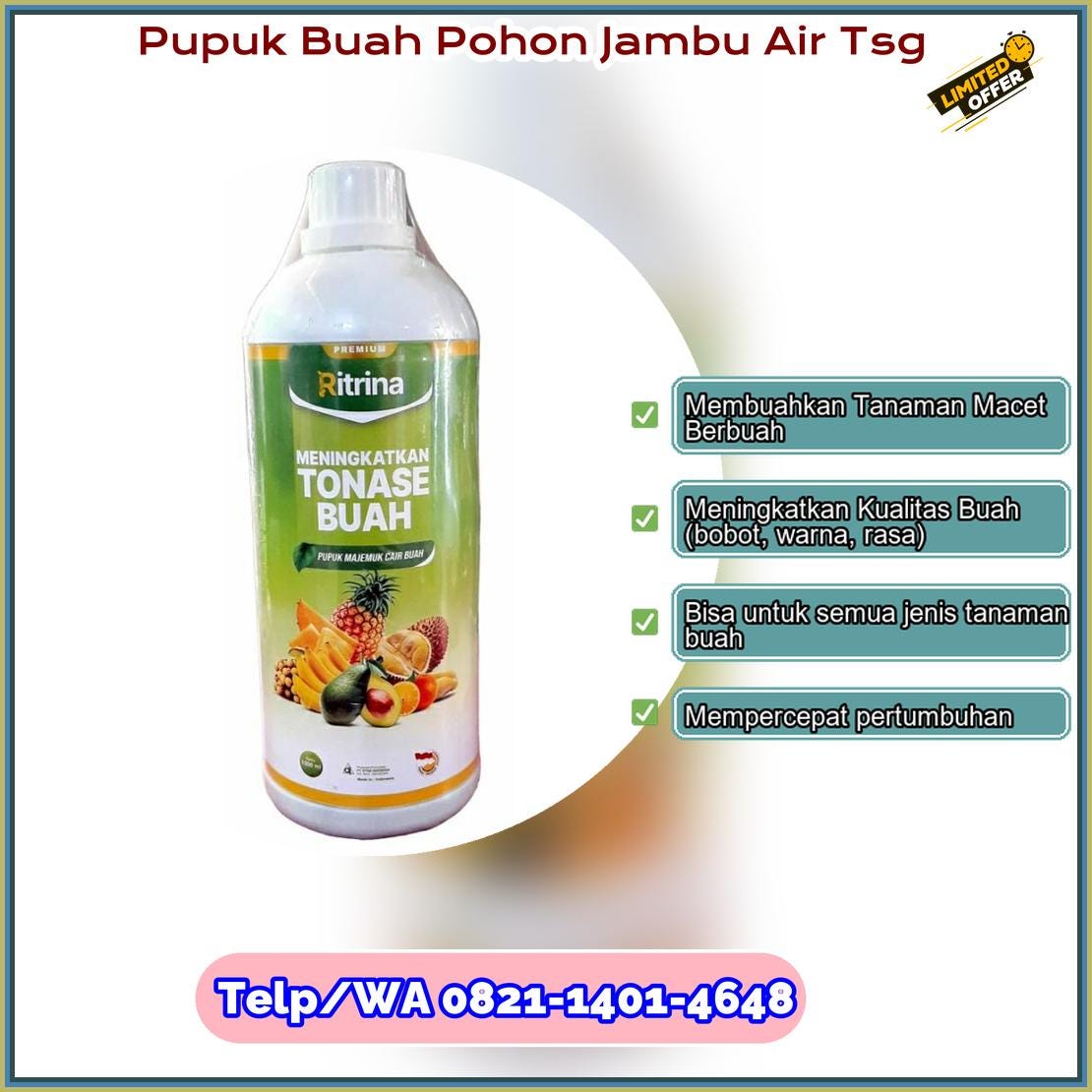 Supplier Pupuk Buah Pohon Jambu Air Tsg Hasil Panen Meningkat