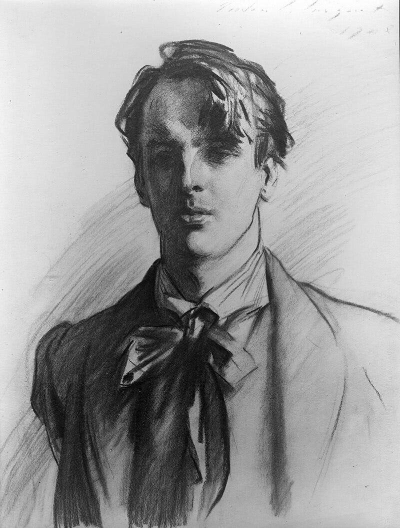 A portrait of Yeats by John Singer Sargent. Yeats was also one of Nick Drake’s favorite poets and his influence is evident in his lyrics.