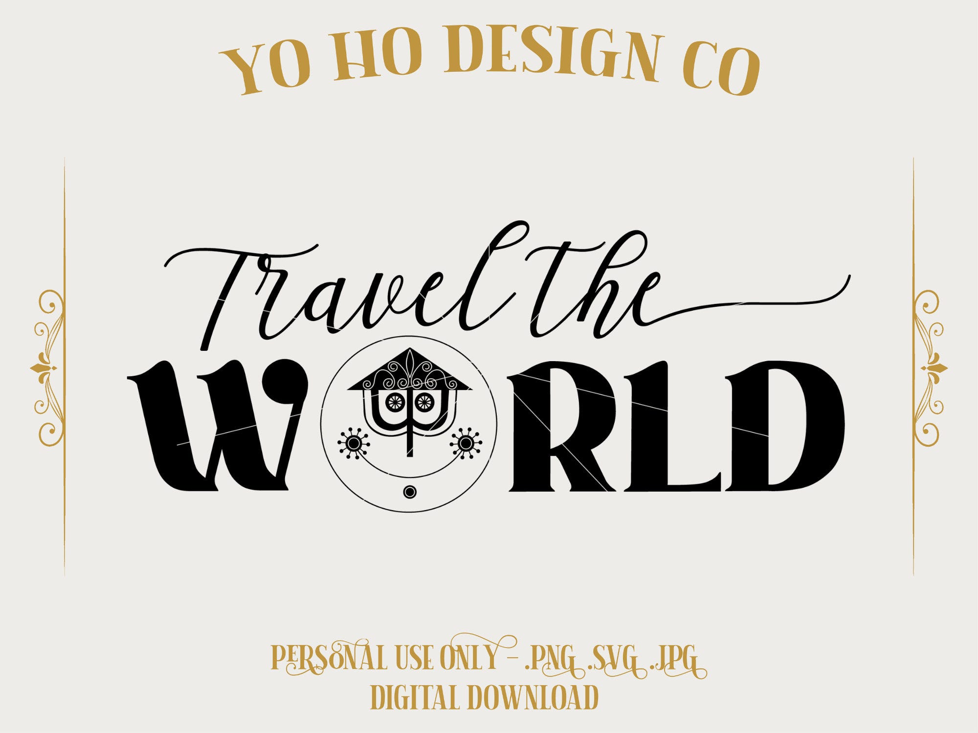 Glockenspiel - Clock- Travel the world - small world - Vintage Parks - PNG - SVG - JPG - Digital Download - Inspired Design - Shirt Digital