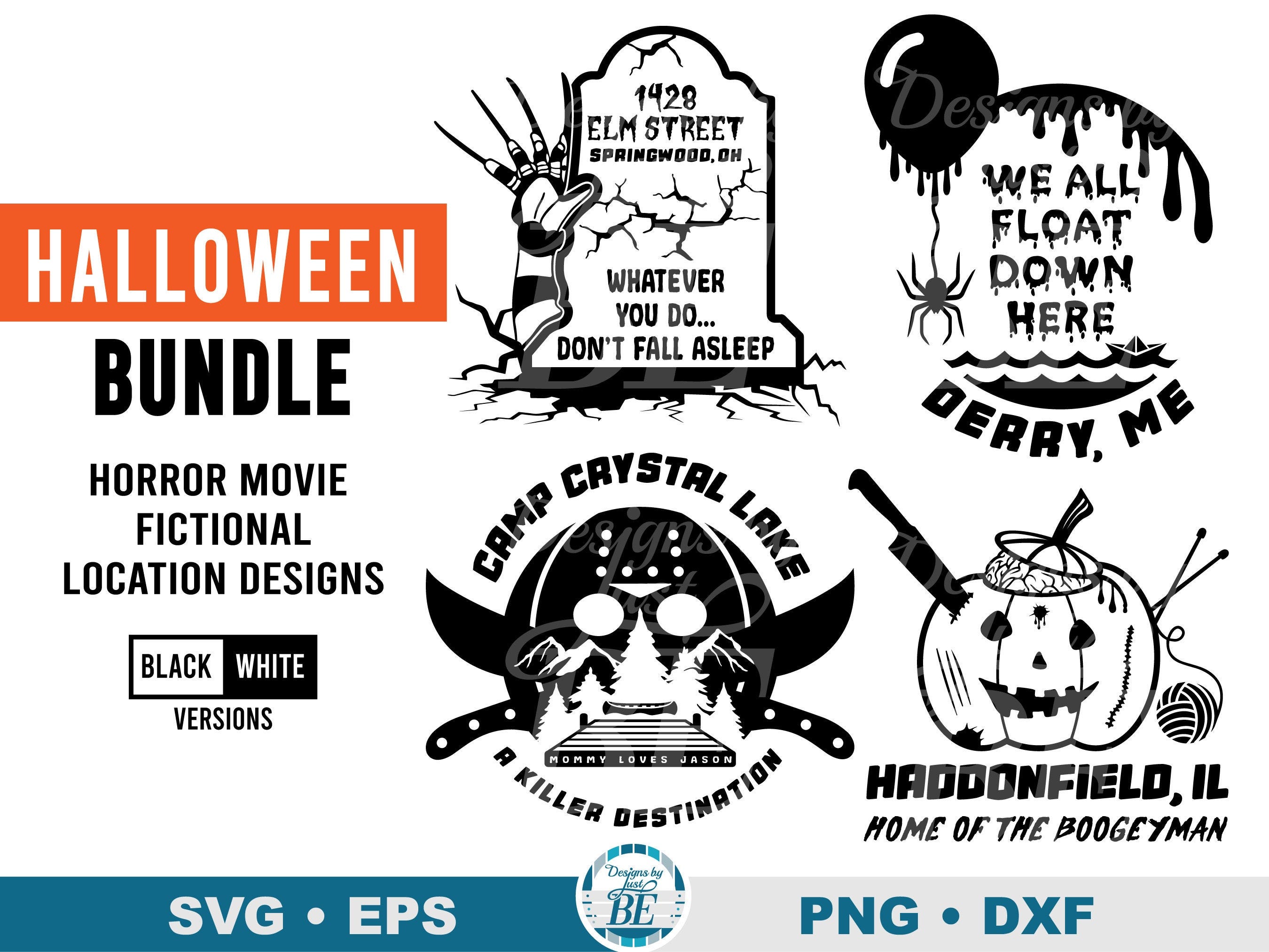 Halloween Bundle, Halloween SVG, Halloween shirt designs, Halloween, Horror svg Bundle, Horror SVG, Horror Movies svg, Horror characters svg