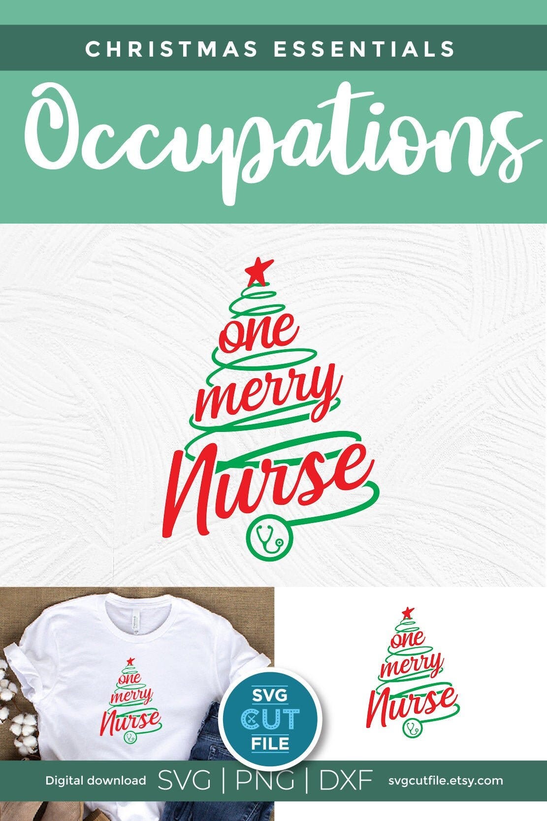 Christmas Nurse svg, One Merry Nurse svg, holiday Nurse svg, svg dxf png, Sublimation png, School Nurse SVG, rn lpn cna np cma, registered