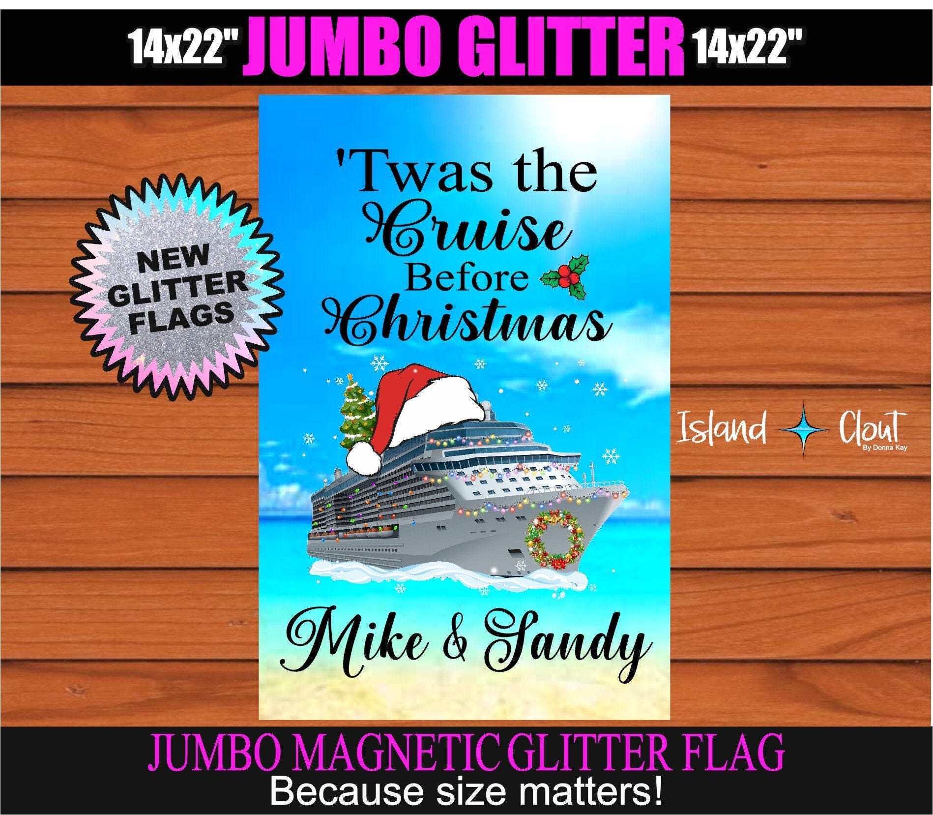 Christmas Cruise Flag, Christmas Cruise Banner, Cruise Door Decoration, Cruise Cabin Sign, Family Cruise Flag, Holiday Cruise Decoration