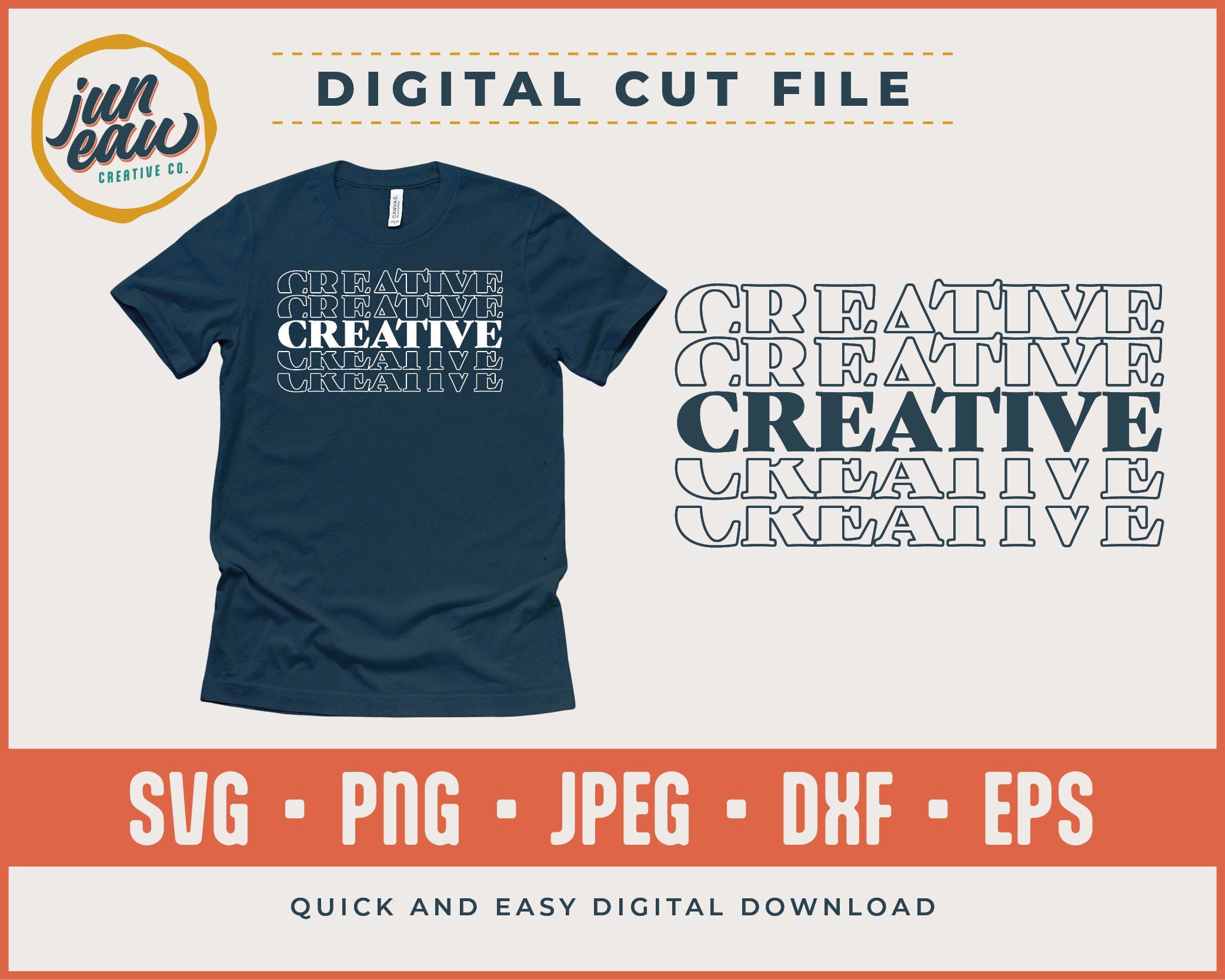 Creative // SVG, DXF, PNG, and more // Silhouette Cameo and Circuit Files // Artist, Art Teacher, Art Student, Designer