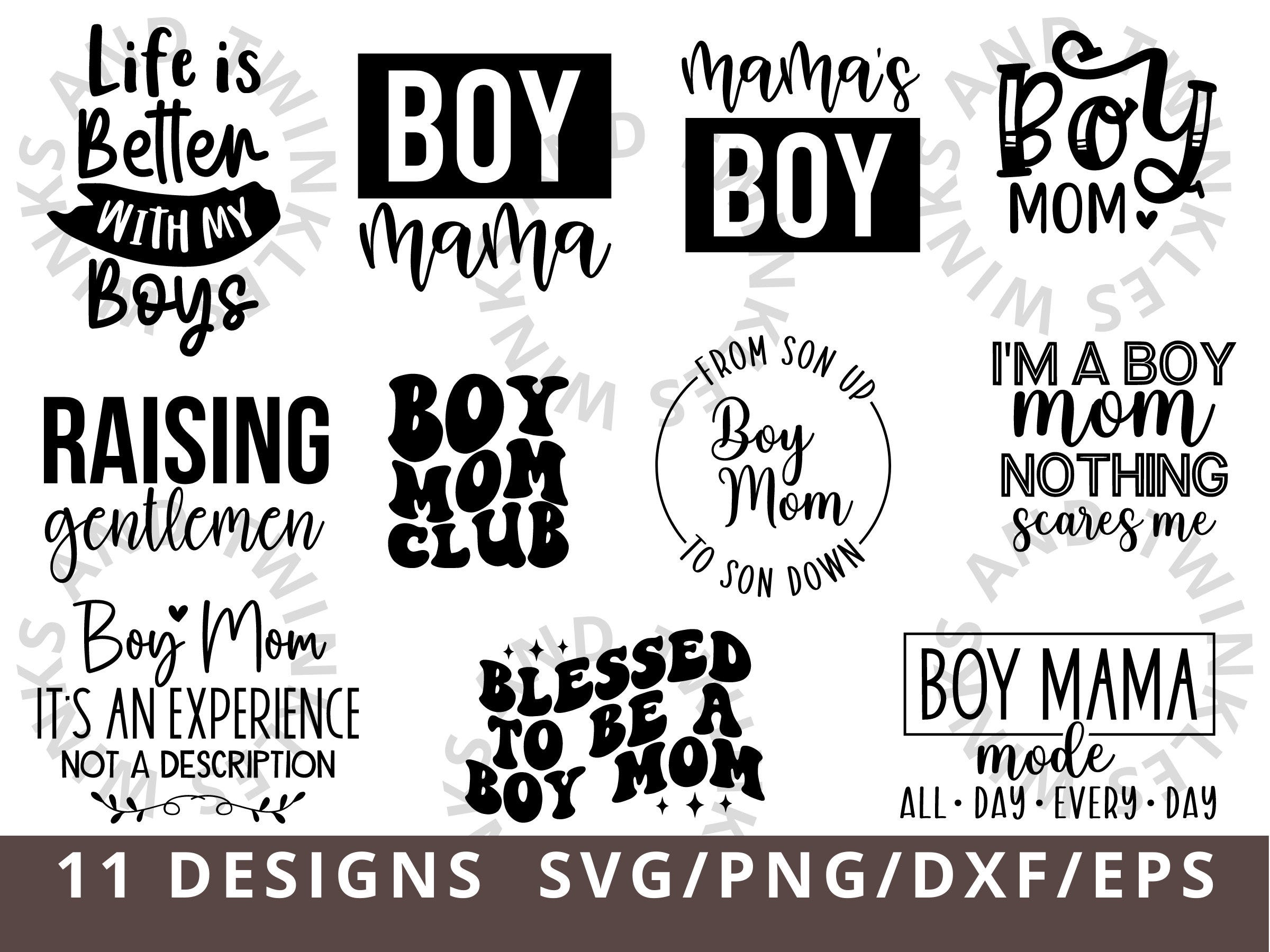 Boy Mama Svg, Boy Mom Svg Png, Mom Svg Cut File for Cricut, Mother