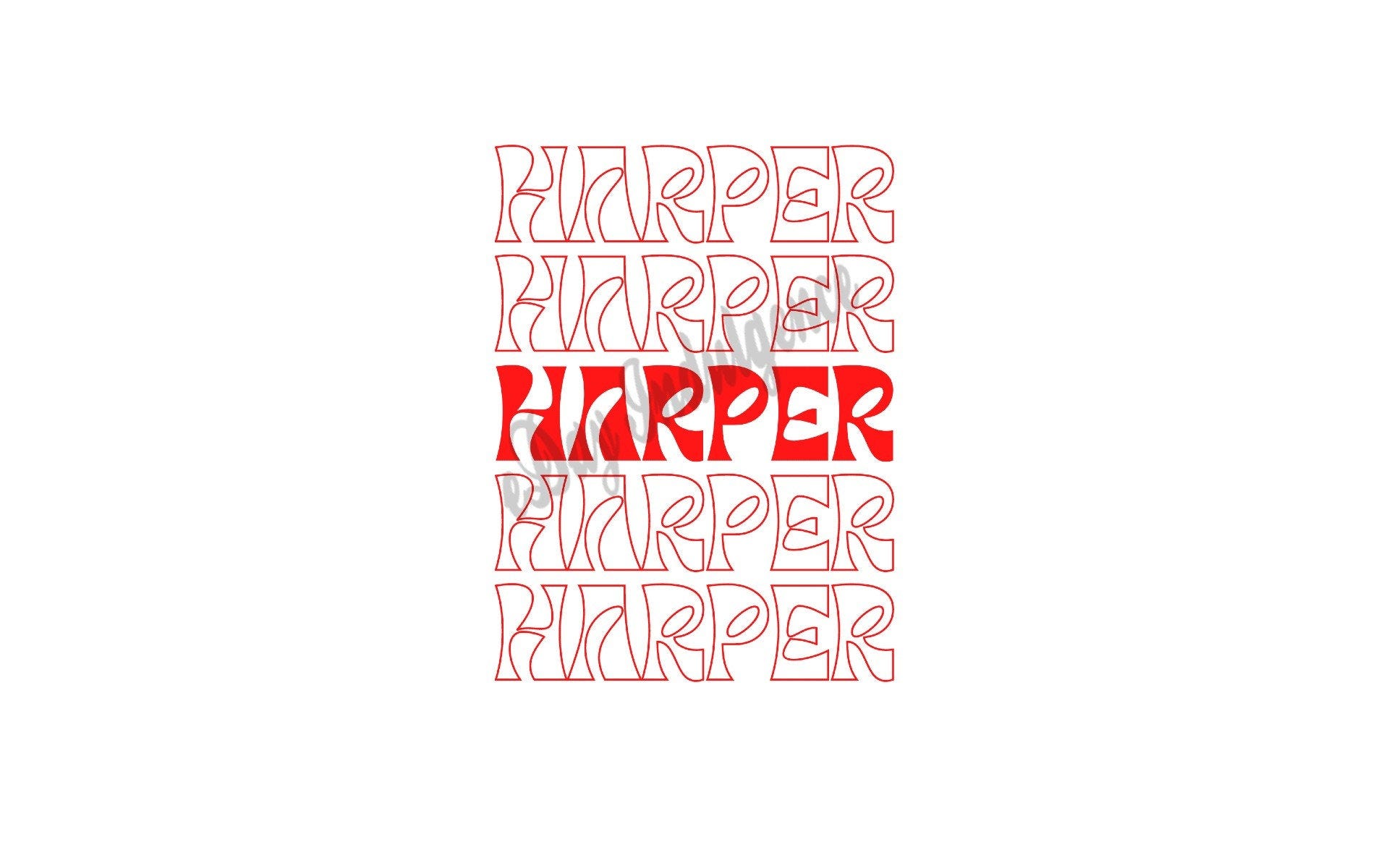 Harper Phillies Digital Download SVG PNG File Baseball Champions Philly