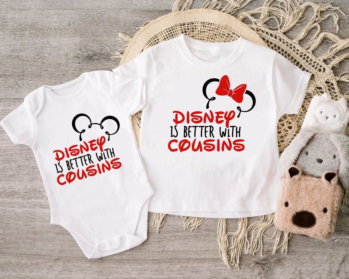 Disneyy Is Better With Cousins SVG, Customize Family Trip 2024 SVG, Family Vacation SVG, Customize Gift Vinyl Cut File, Pdf, PngDesign File