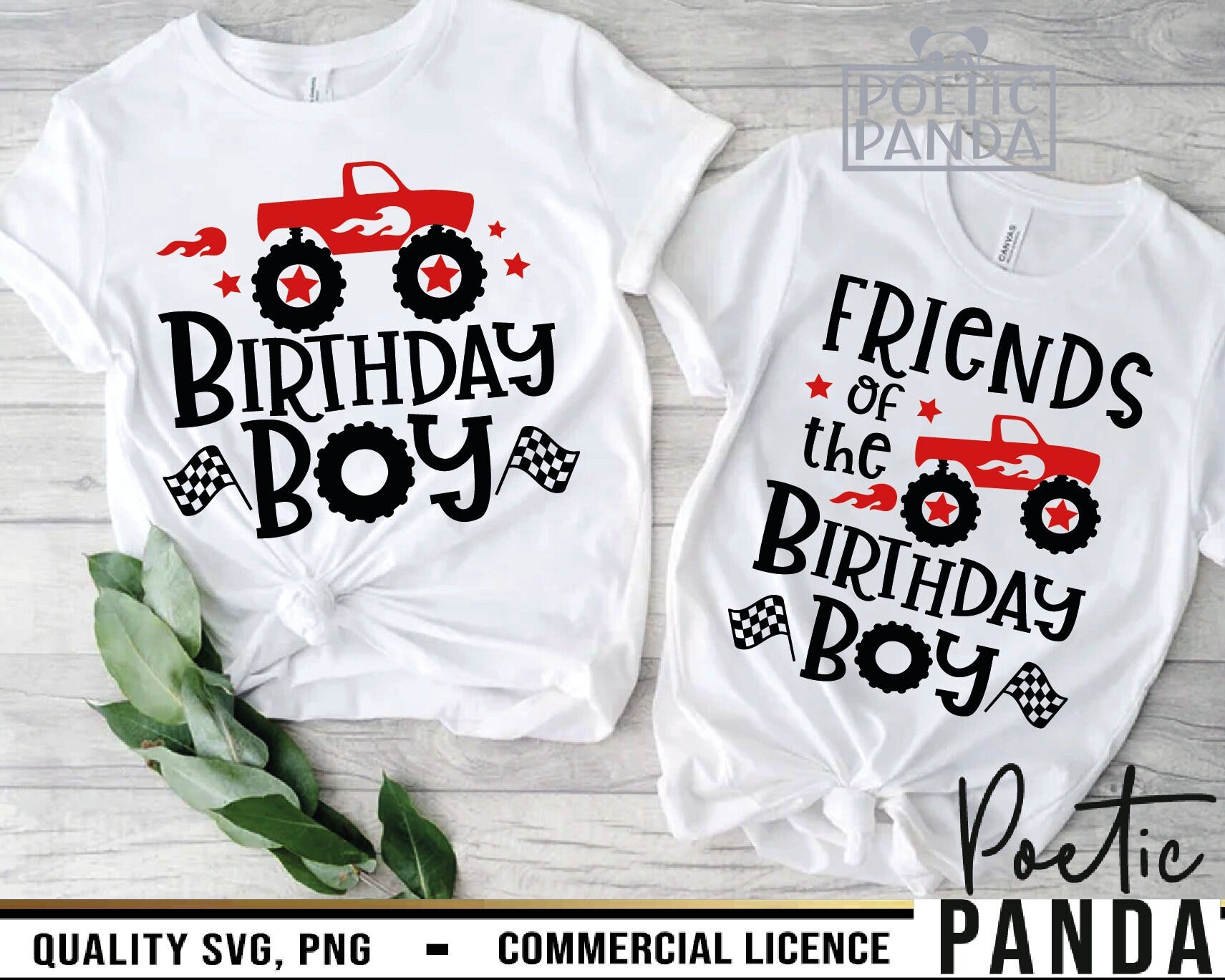 Birthday Boy SVG PNG, Birthday Monster Truck Svg, Boy Birthday Shirt Svg, Cute Toddler Birthday Shirt Svg, Birthday Truck Svg