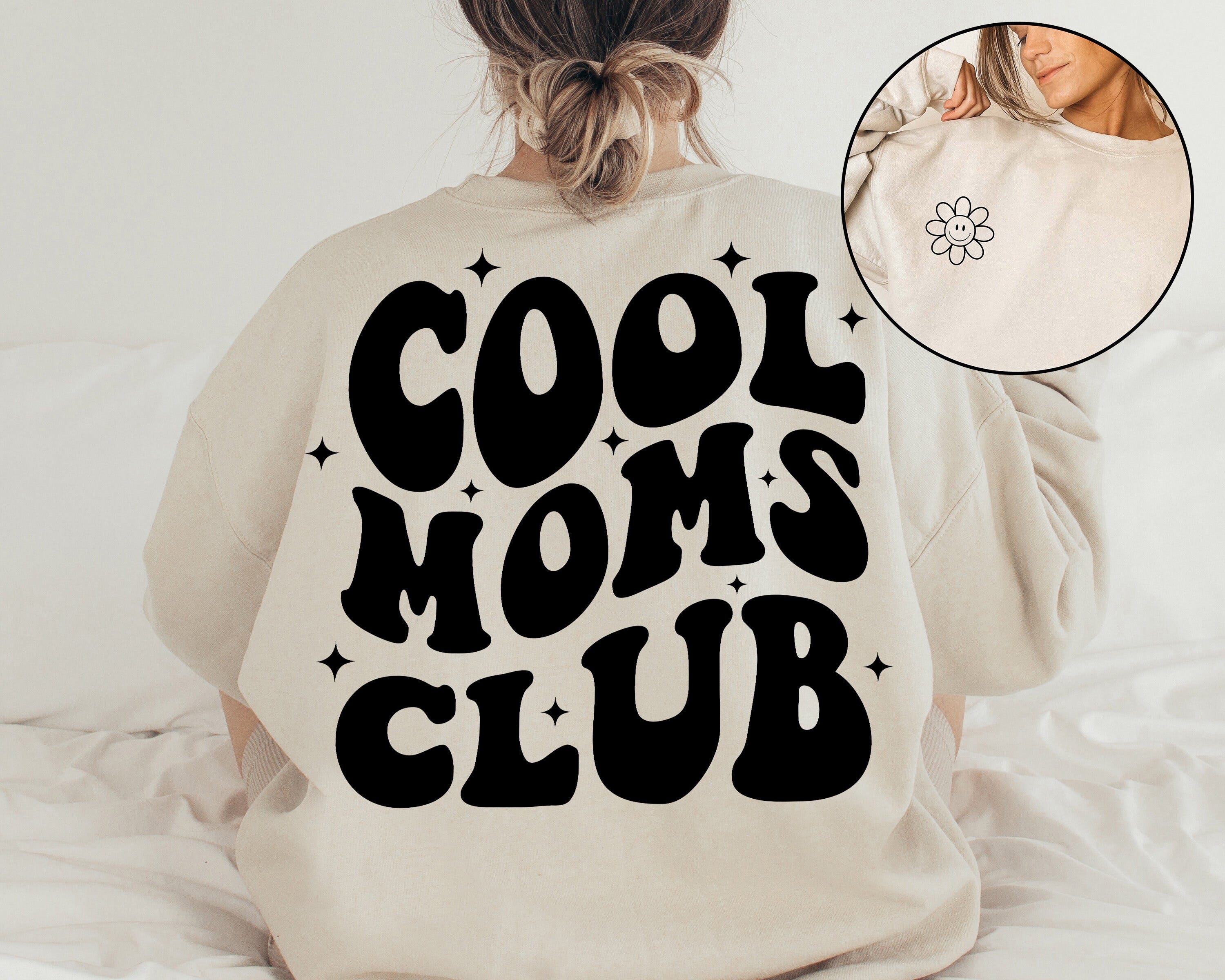 Cool Moms Club SVG Cool Mama PNG Best Mom Trendy Mom Funny Mama Mother