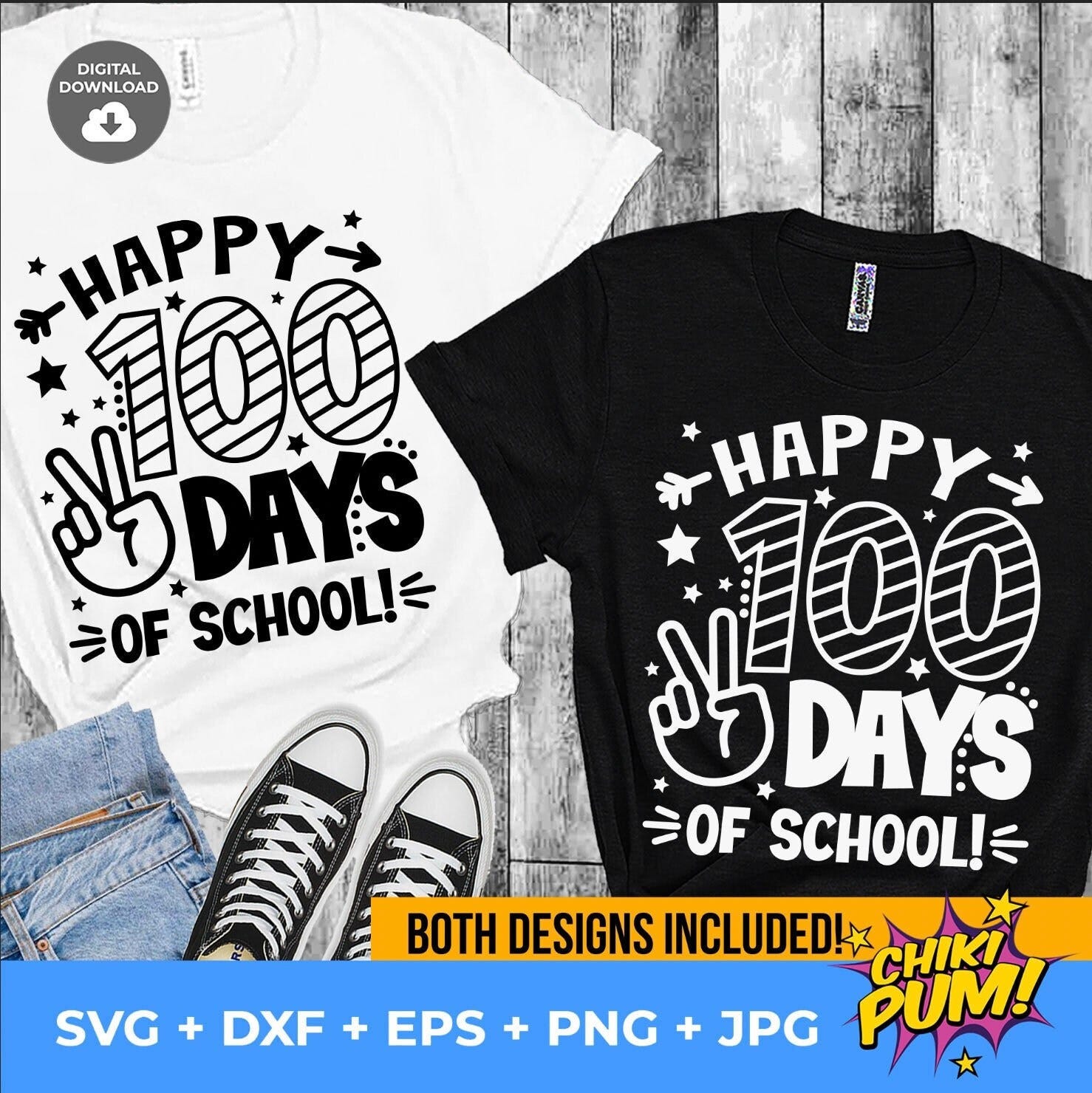 Happy 100 days of School SVG, 100 days of School SVG, 100 days SVG, Teacher shirt svg, png, eps, dxf, jpg