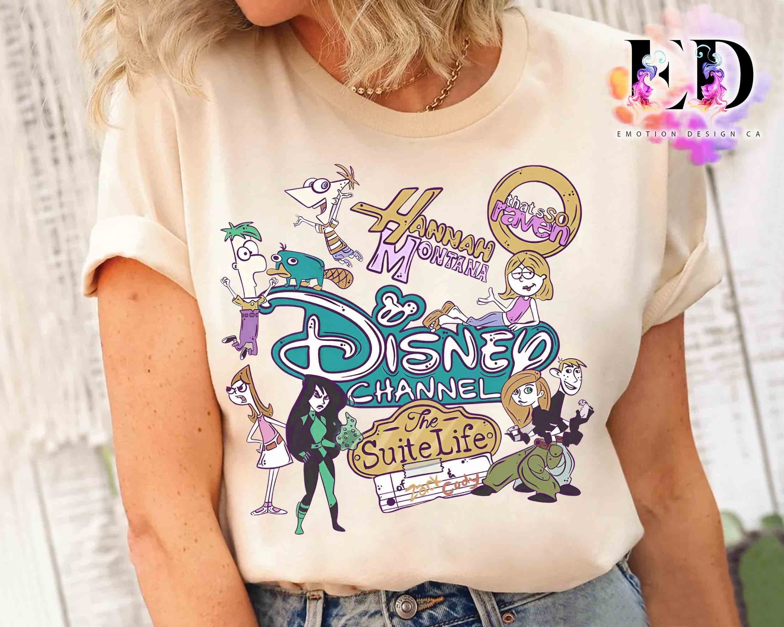 Disney Channel Cartoon Characters Group Hannah Montana Lizzie McGuire Phineas Ferb Shirt, What Dreams Are Made Of Tee, Disneyland Trip Gift