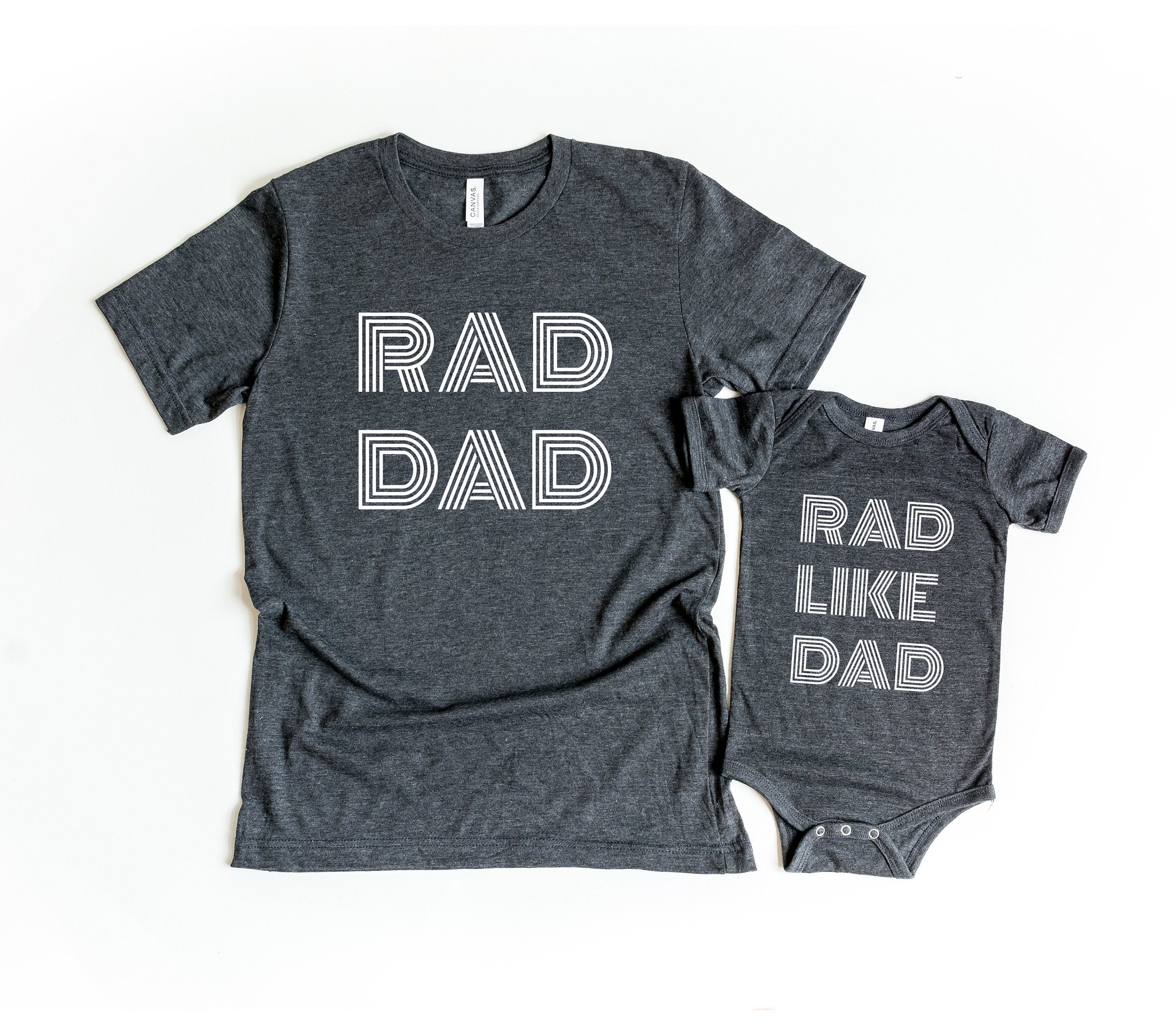 Retro Rad Dad Rad Like Dad Shirts, Fathers Day Shirts, Matching Dad And Mini Shirts, Gift For Fathers Day, New Dad Shirts, Cool Dad, AKR82