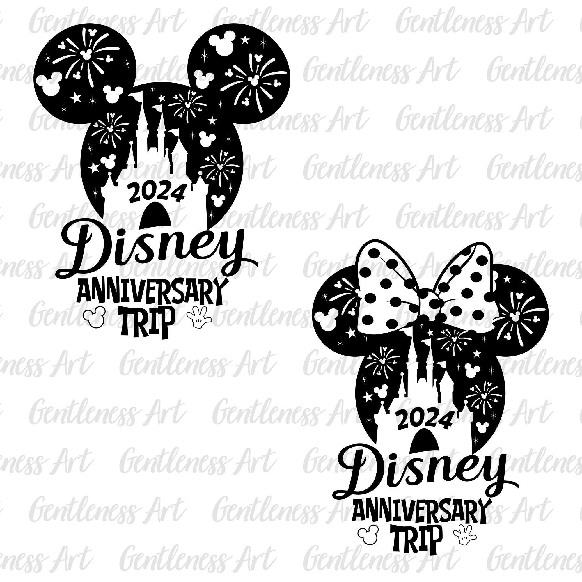 Bundle Anniversary Trip 2024 Svg Png, Family Trip Svg, Family Squad Svg, Magical Kingdom Svg, Friend Squad Svg, Vacay Mode Svg