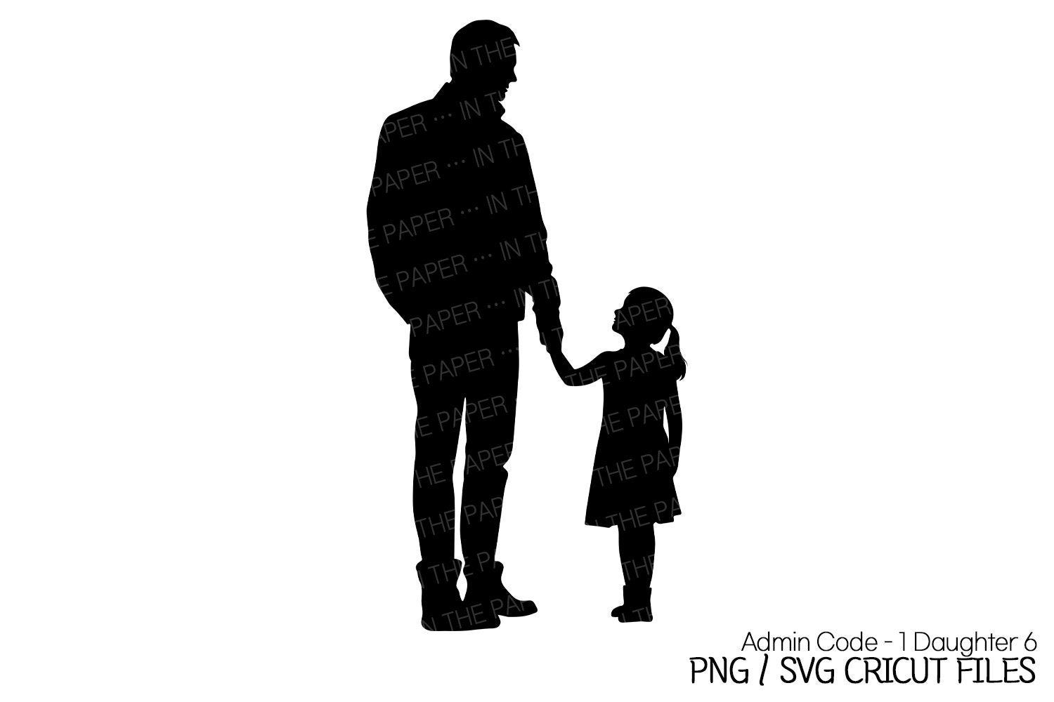 Daughter And Father Facing Each Other | Father