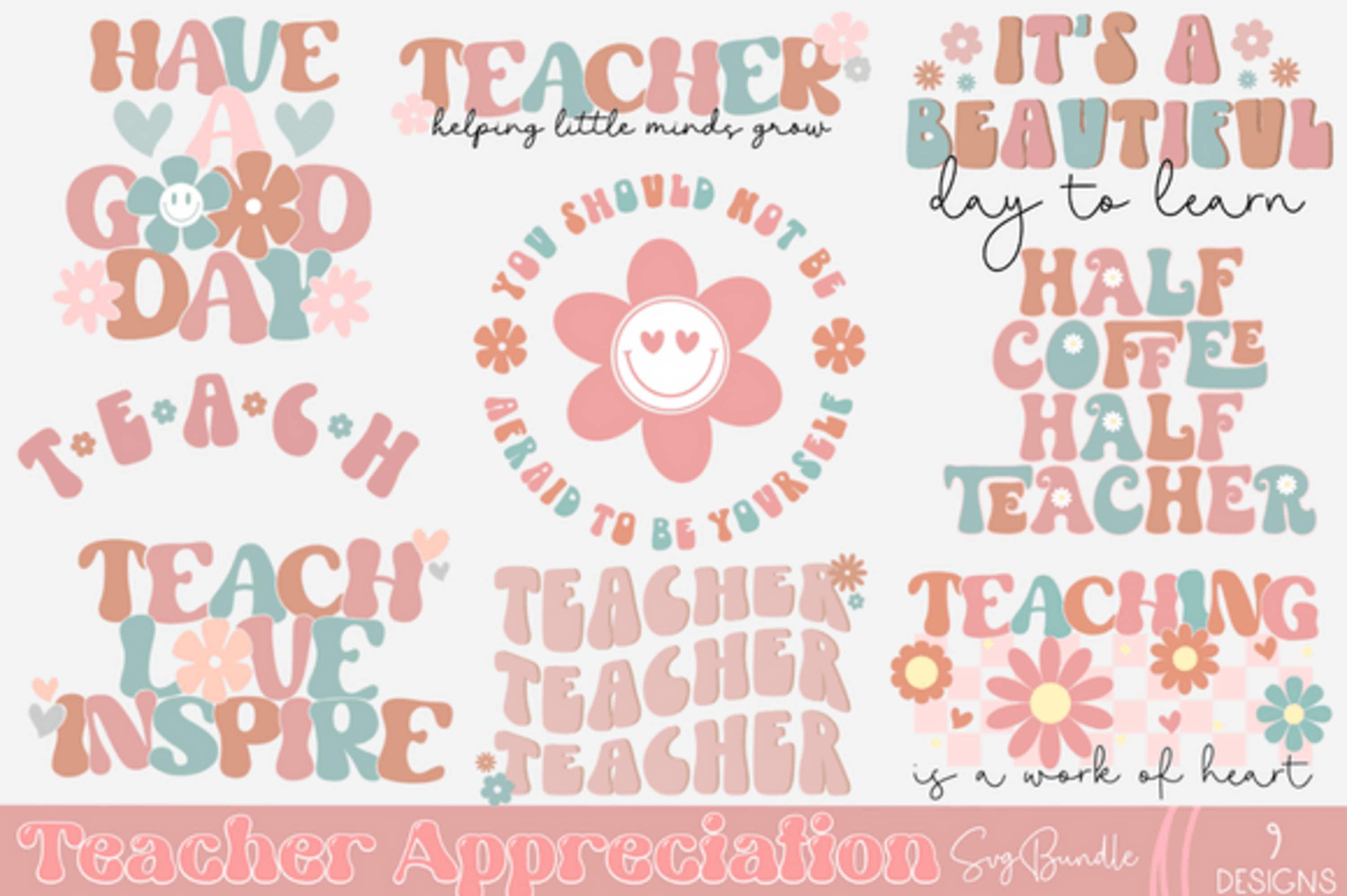 Teacher  Appreciation Svg Png Bundle,  Back to school Svg, Teacher life Svg, Teacher Quotes Sayings Svg, Teacher Cricut, silhouette, POD
