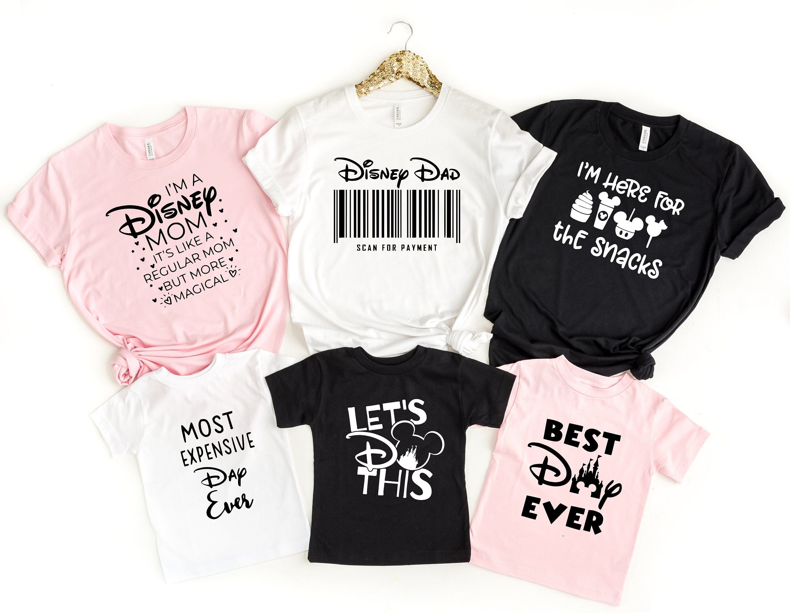 Disney Dad Scan For Payment, Magical Mom Shirt, Best Day Ever, Disney Shirt, Funny Shirt, Disney Dad Shirt, Funny Dad T-Shirt, Disney Tee