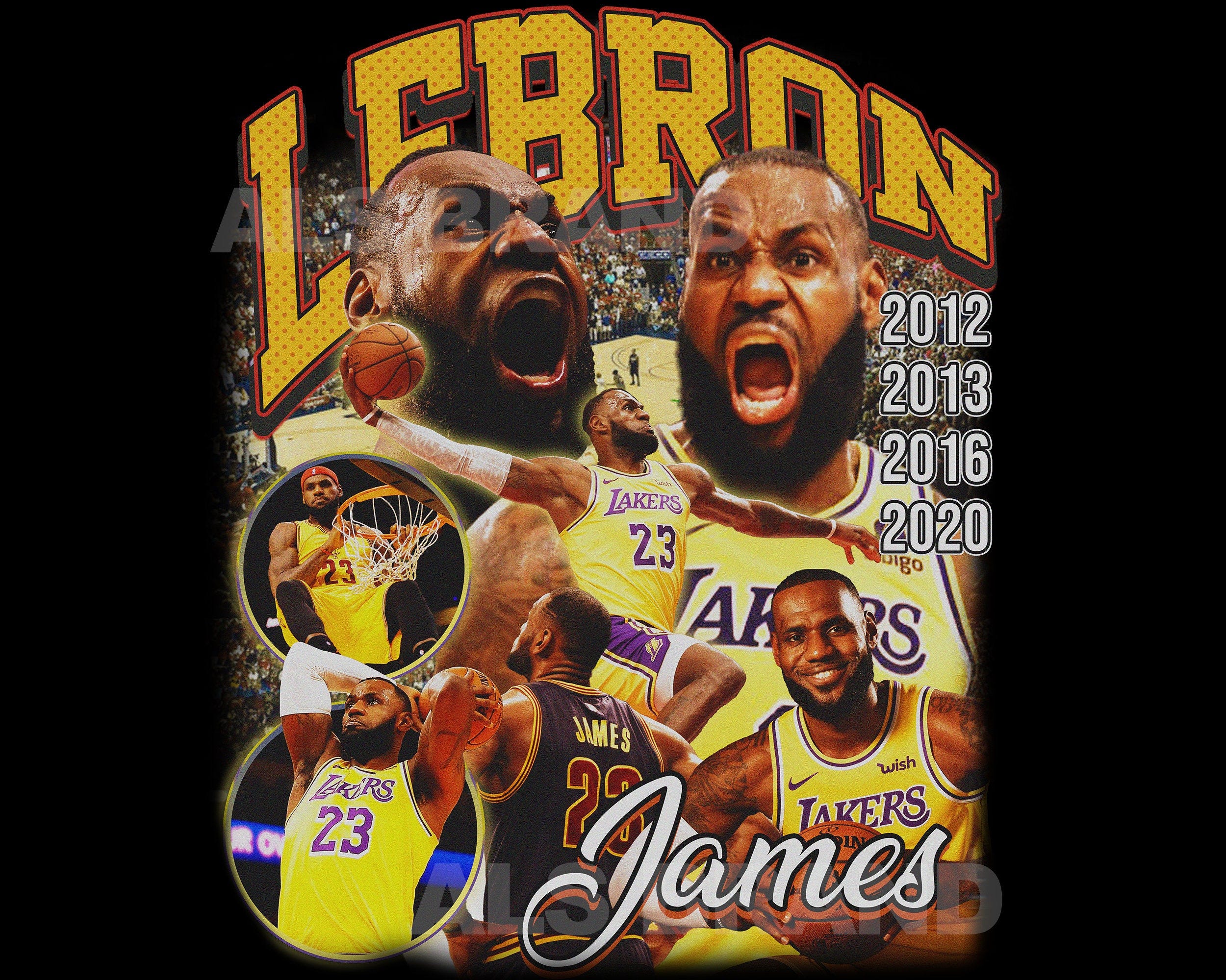 lebron James Png Ready to print, printable design, artist, 90s, rap tee design, 300 dpi