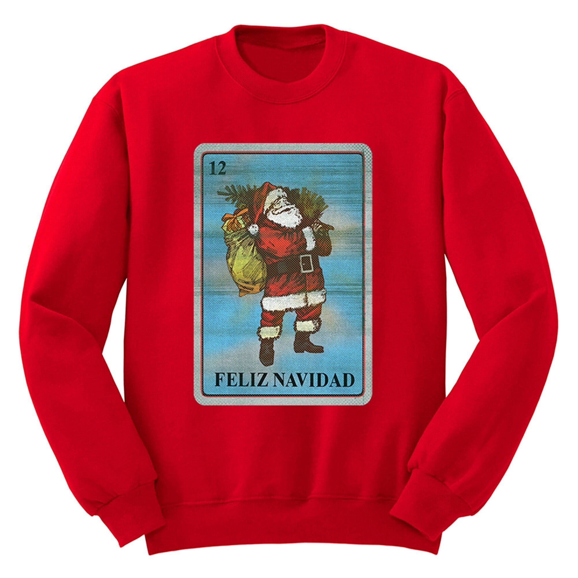Happy Christmas Sweatshirt, Santa Claus Sweater Ugly Sweater svg, Ugly Xmas Sweaters Crewneck Sweatshirt, Santa Claus Xmas Gift Ideas