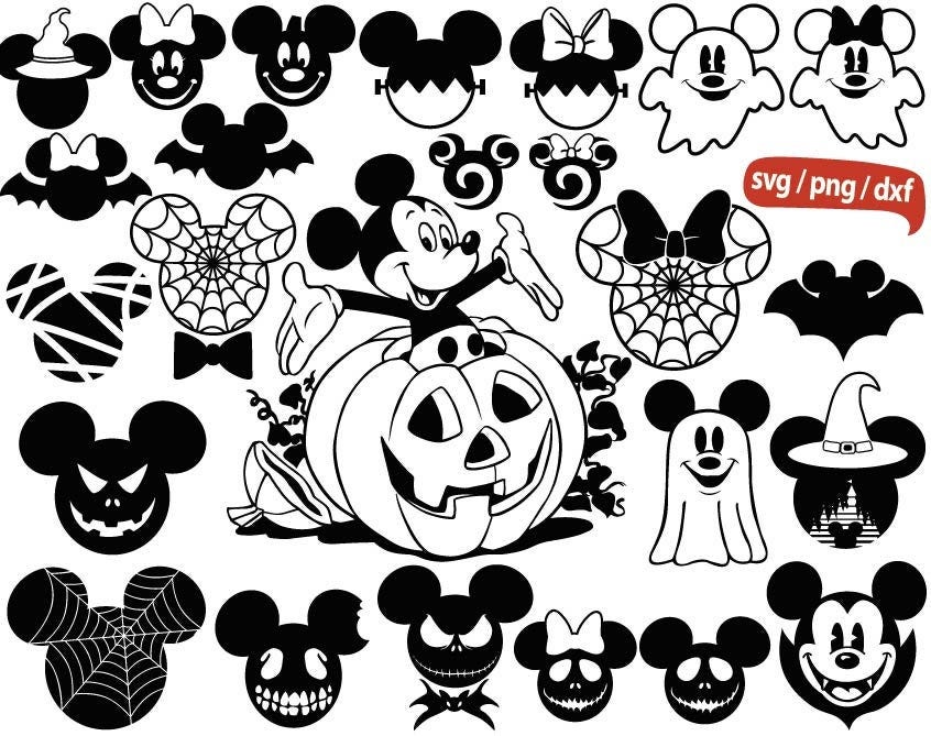 Mouse Halloween svg, Halloween svg, Halloween svg Bundle, Horror Movie svg Bundle, Psycho svg, Ghost svg, SVG/DXF/PNG instant Download