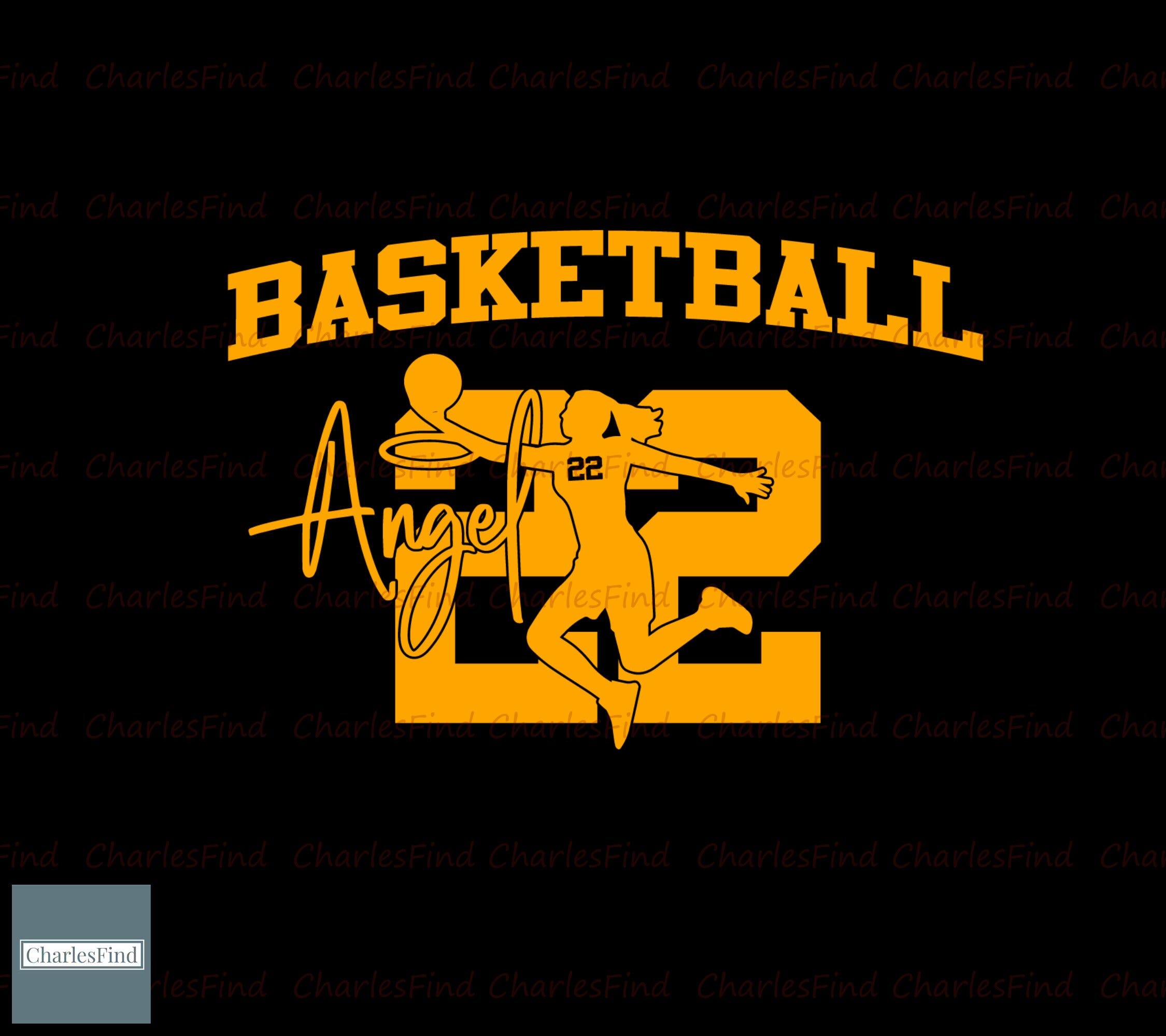 Basketball Angel 22 Caitlin Clark Svg Digtital Download