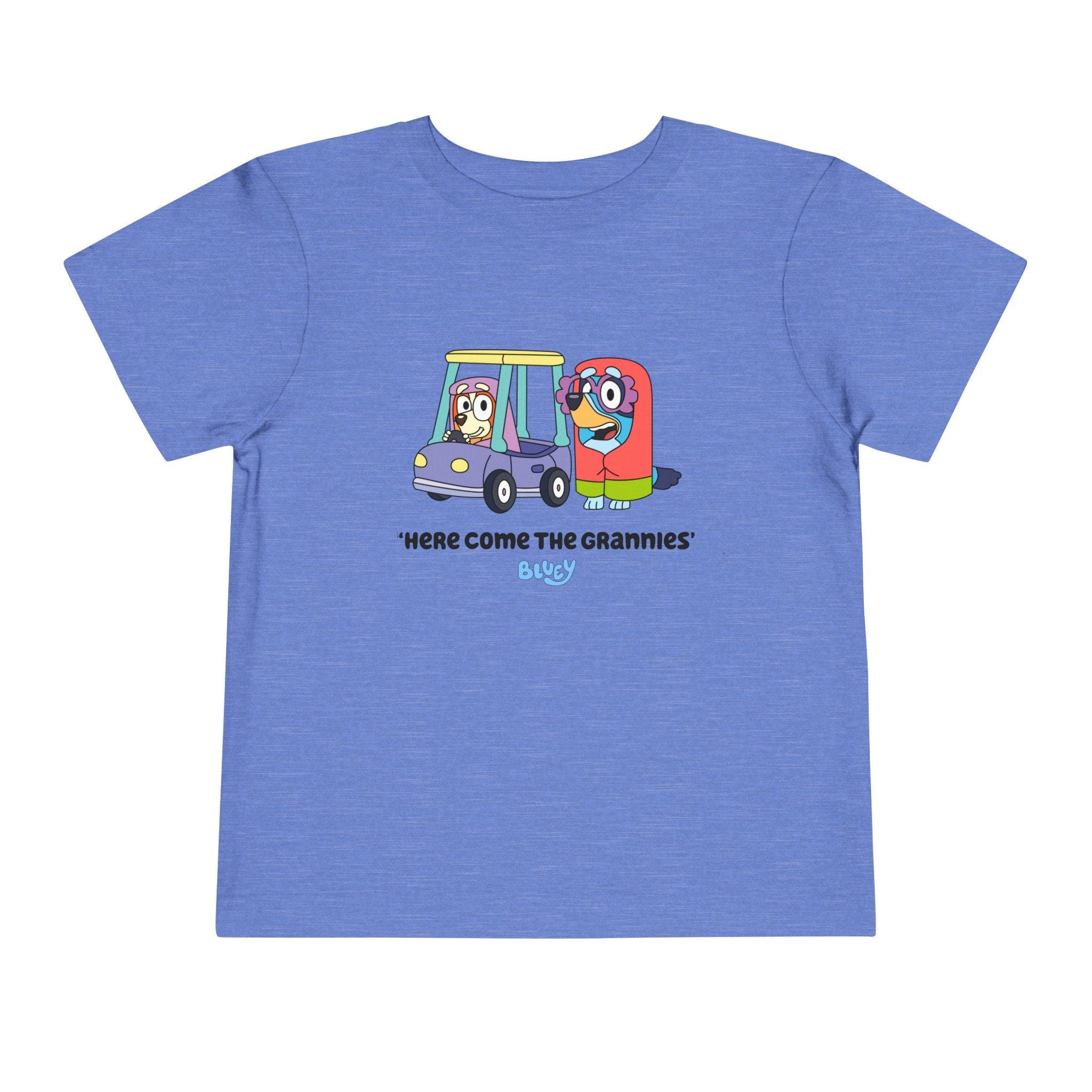 Bluey Grannies, Bluey and Friends, Here Come the Grannies, Birthday, Dance Mode, Party, Bluey Gift -Toddler Short Sleeve Tee