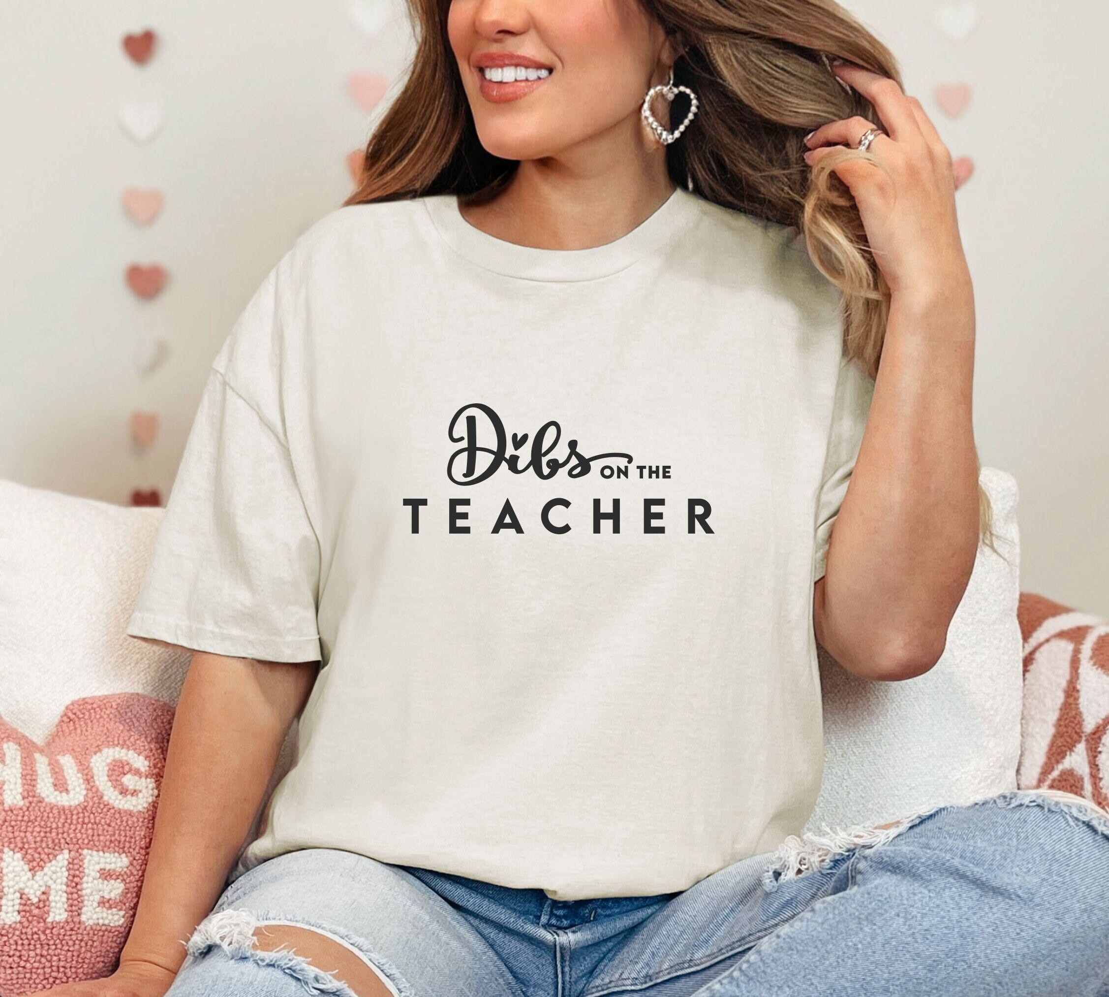 Dibs On The Teacher Svg Png, Teacher Appreciation Svg, Teacher Life Svg, T shirt Design Gift for Girlfriend Wife Fiancé, Cool Teacher Svg