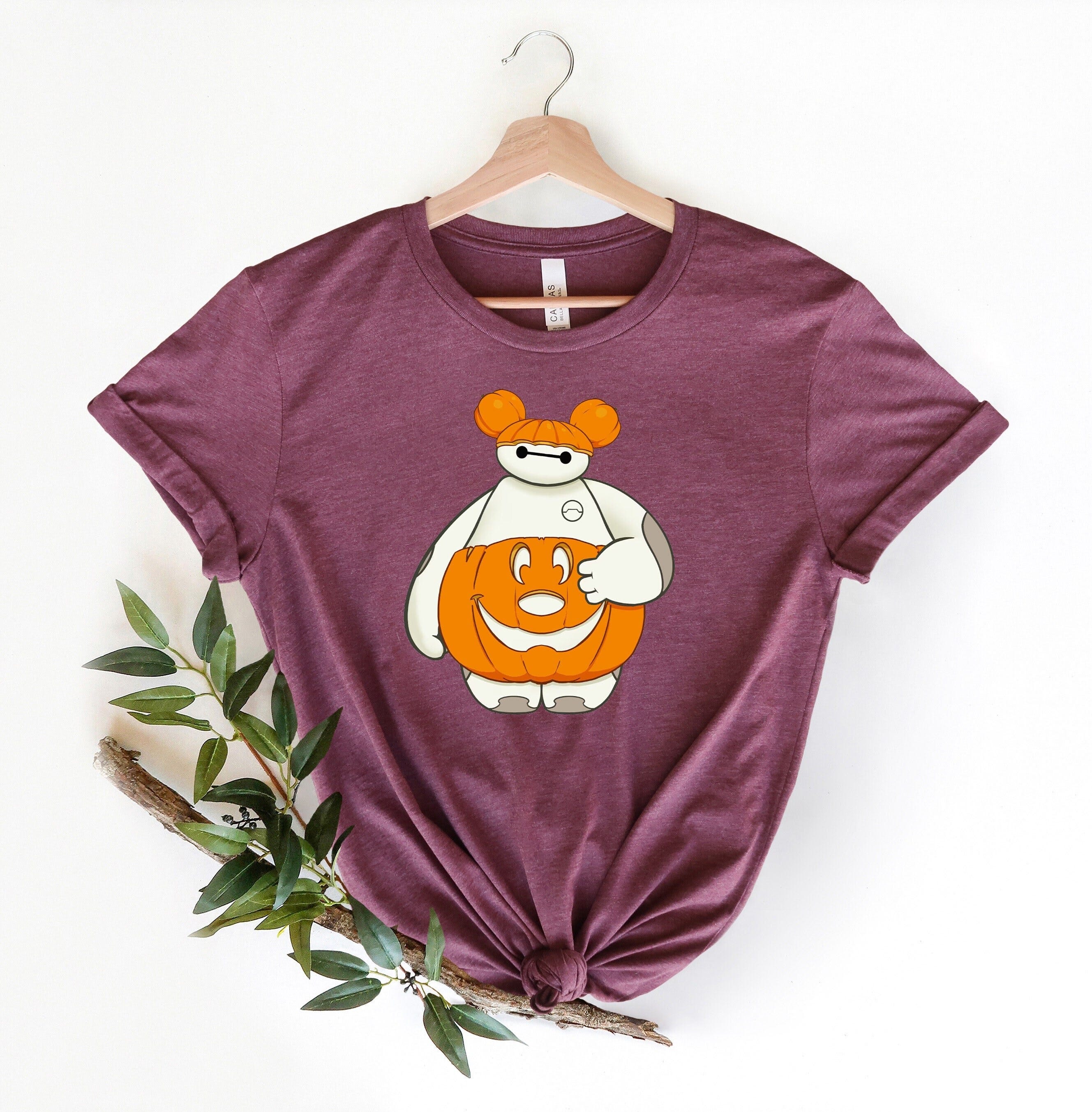 Disney Baymax Fall Shirt, Pumpkin Baymax Shirt, Baymax Halloween Fall Shirt, Baymax Mickey Ears Shirt, Disney Halloween Shirt, Epcot Shirt